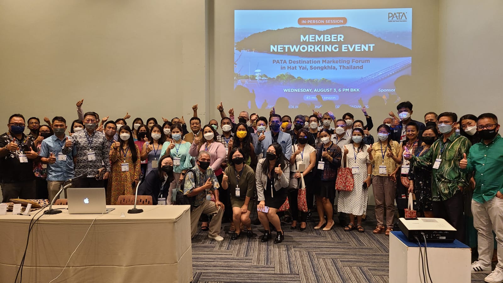 The Marianas Visitors Authority joins the Pacific Asia Travel Association Destination Marketing Forum on Aug. 2-4, 2022, in Songkhla, Thailand.  The theme of this year’s forum was “Building Back Sustainably through Cultural Heritage and Community-based Tourism.”