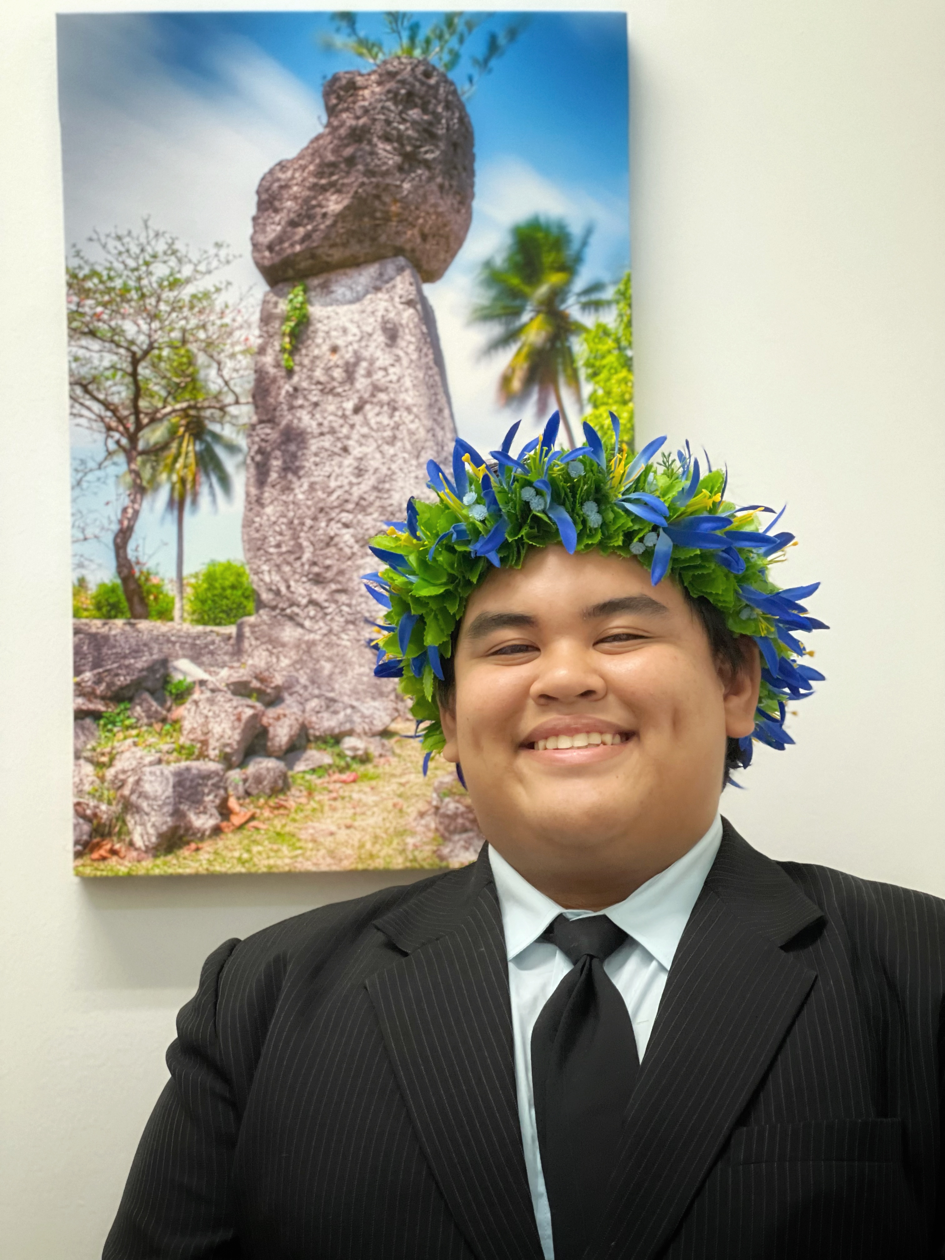 New  Student Representative Ryan Michael Nuera smiles for the camera.
