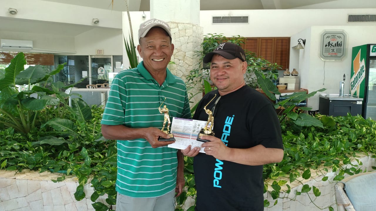 Familia Golf Association congratulates September 2022 two-man scramble champions, Grina Mizutani and Eddie Terlaje!  On behalf of FGA, Anthony S. Camacho Jr. also welcomes the support of Mike Muna and Frank Ermitanio.
