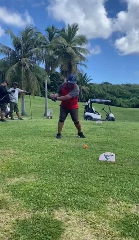 Mike Muna can swing it.