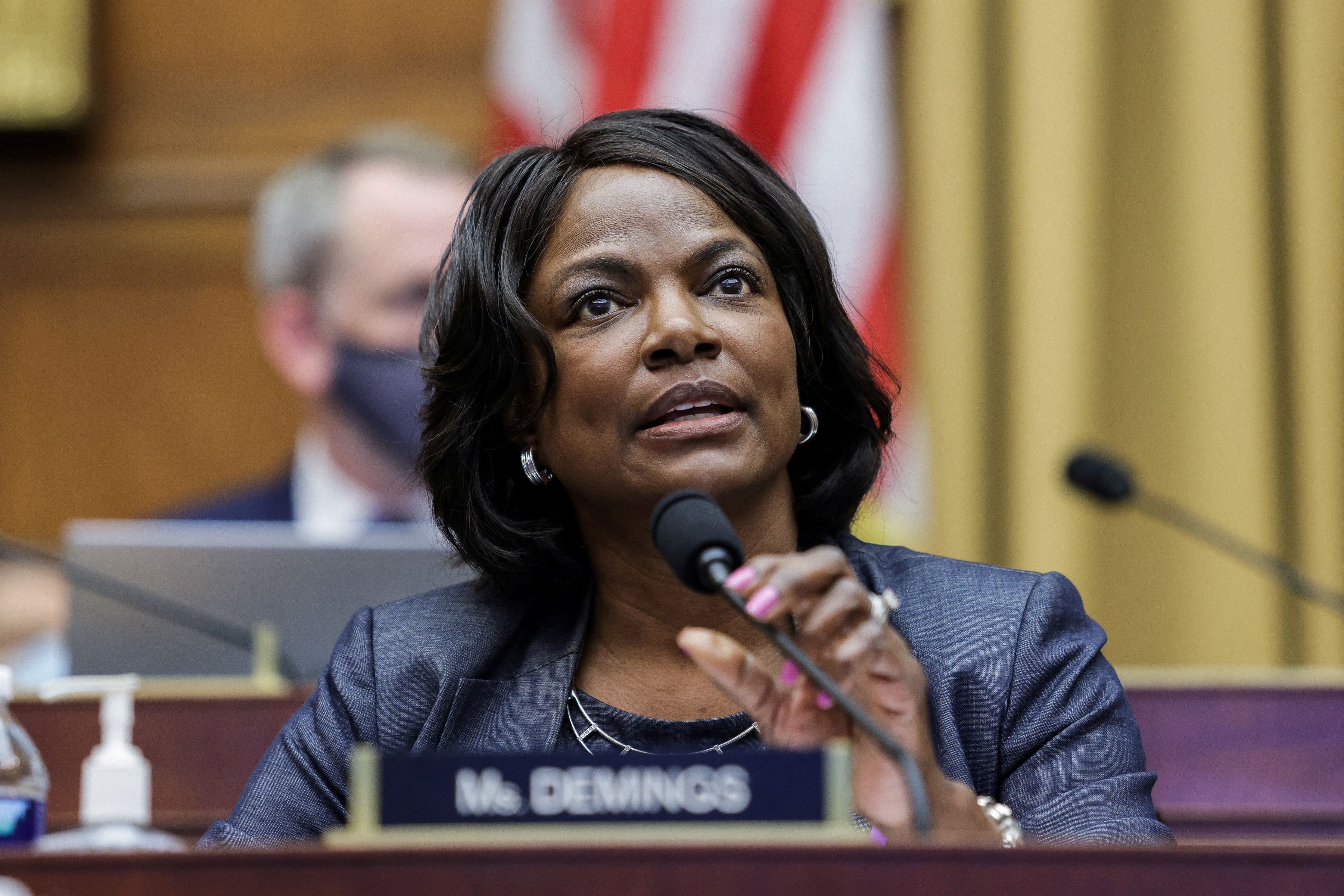 Congresswoman Val Demings, D-FL, speaks during a hearing of the House Judiciary Subcommittee on Antitrust, Commercial and Administrative Law in the Rayburn House office building on Capitol Hill, Washington, D.C., July 29, 2020.