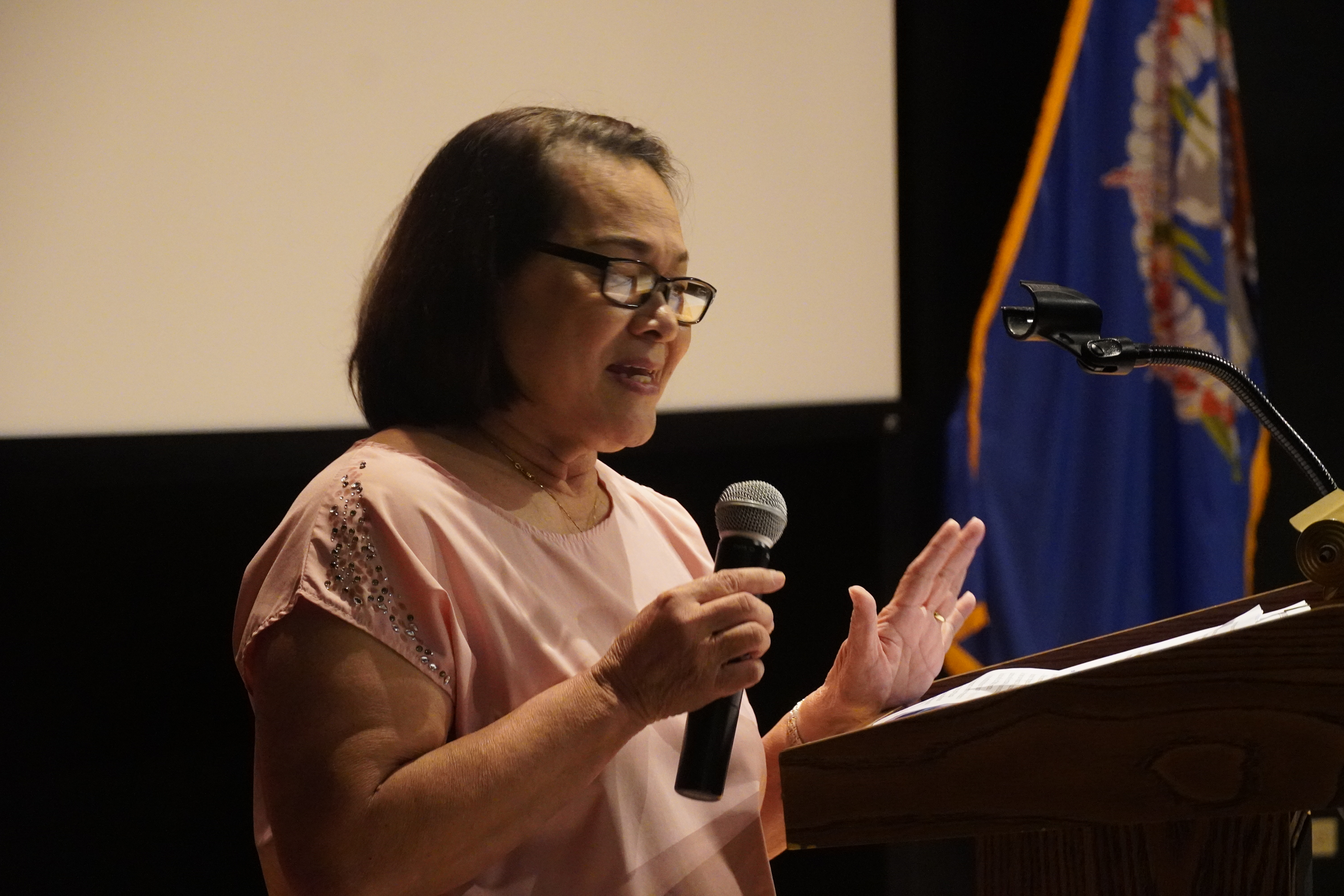 Republican Precinct 3 candidate and acting Saipan Mayor Ana D. Castro