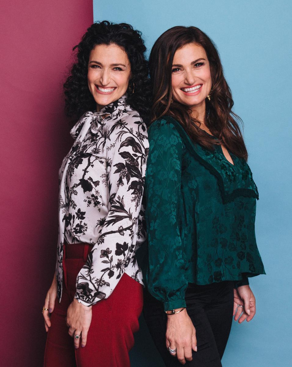 Cara Mentzel and Idina Menzel are honorary chairs of Library Card Sign-Up Month.
