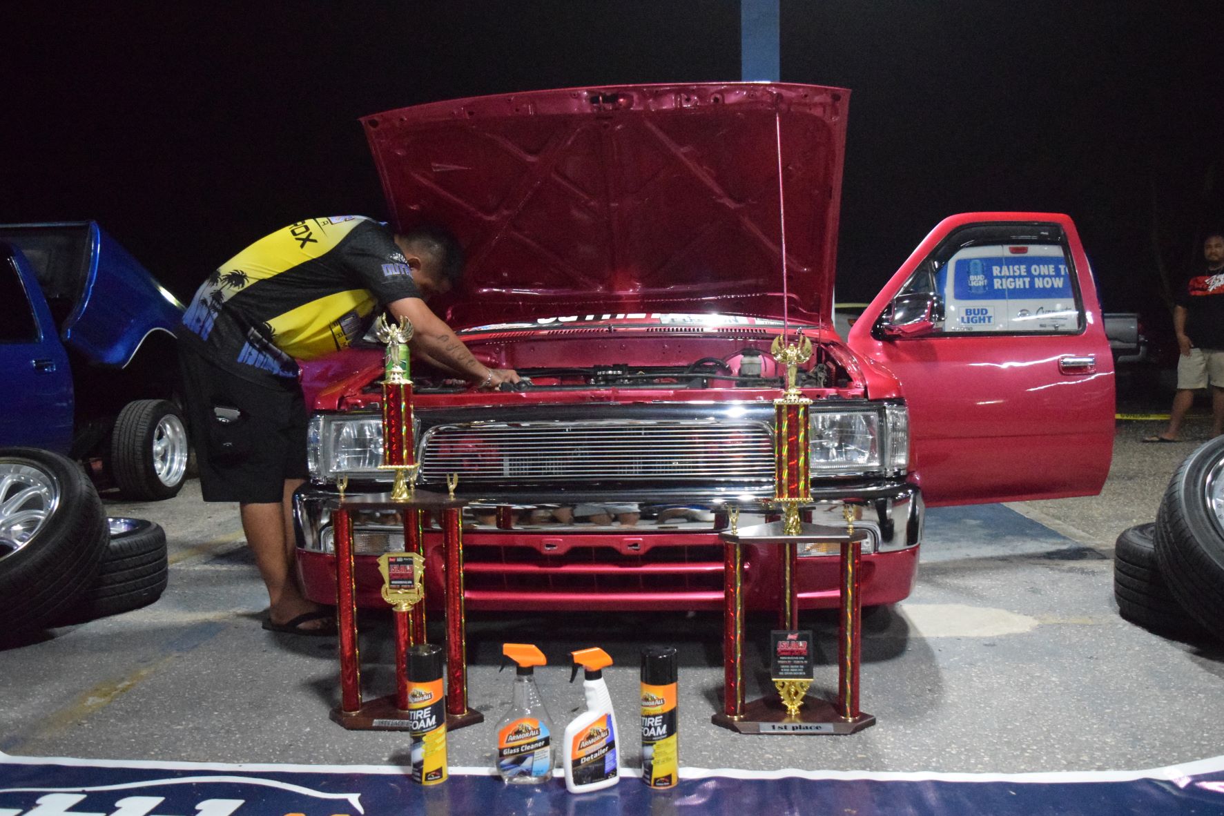 Roman Reyes and his 1991 Toyota pick-up topped the trucks category.