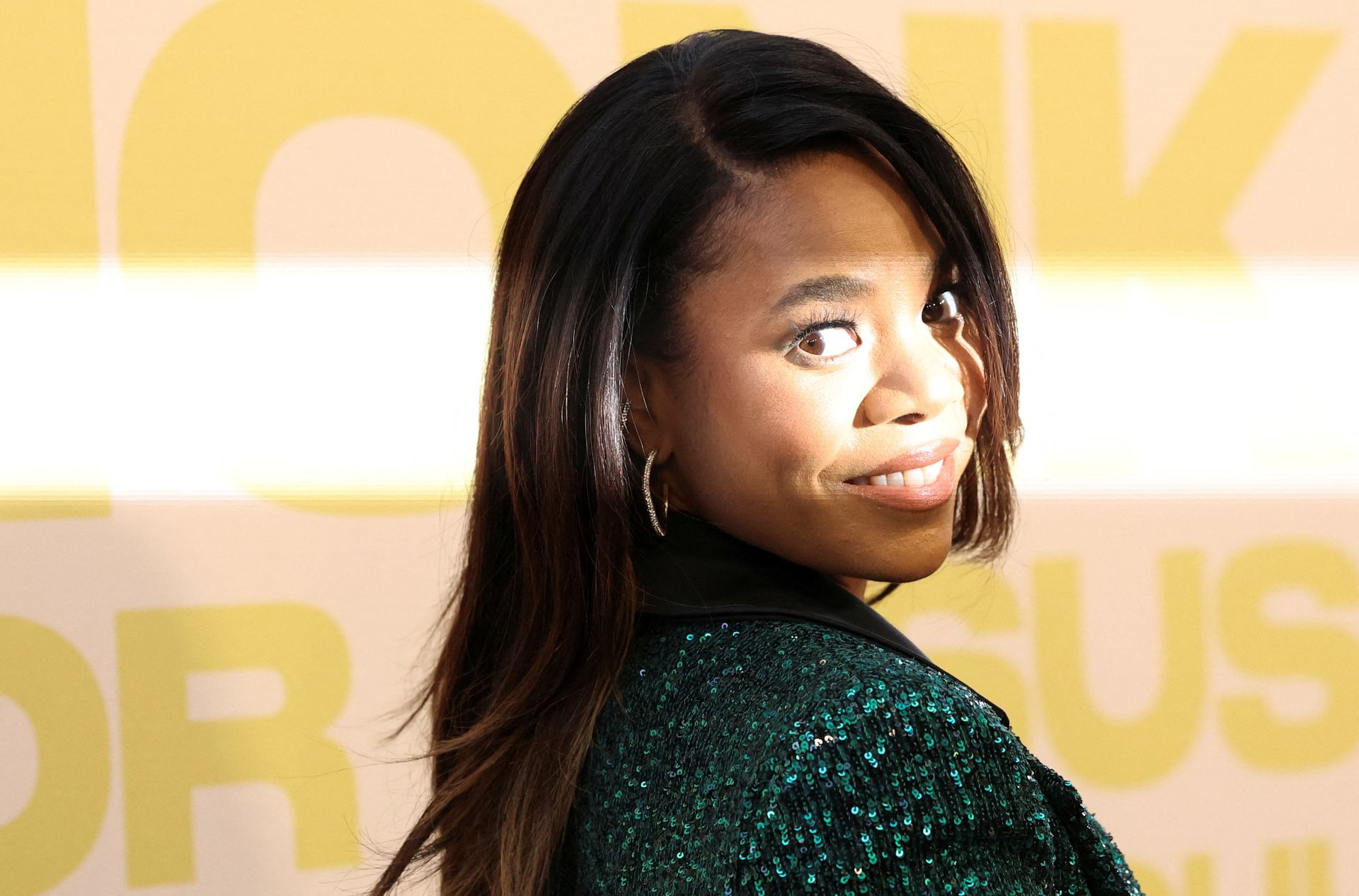 Cast member Regina Hall attends a premiere for the film "Honk for Jesus. Save Your Soul." in Los Angeles, California, Aug. 22, 2022.
