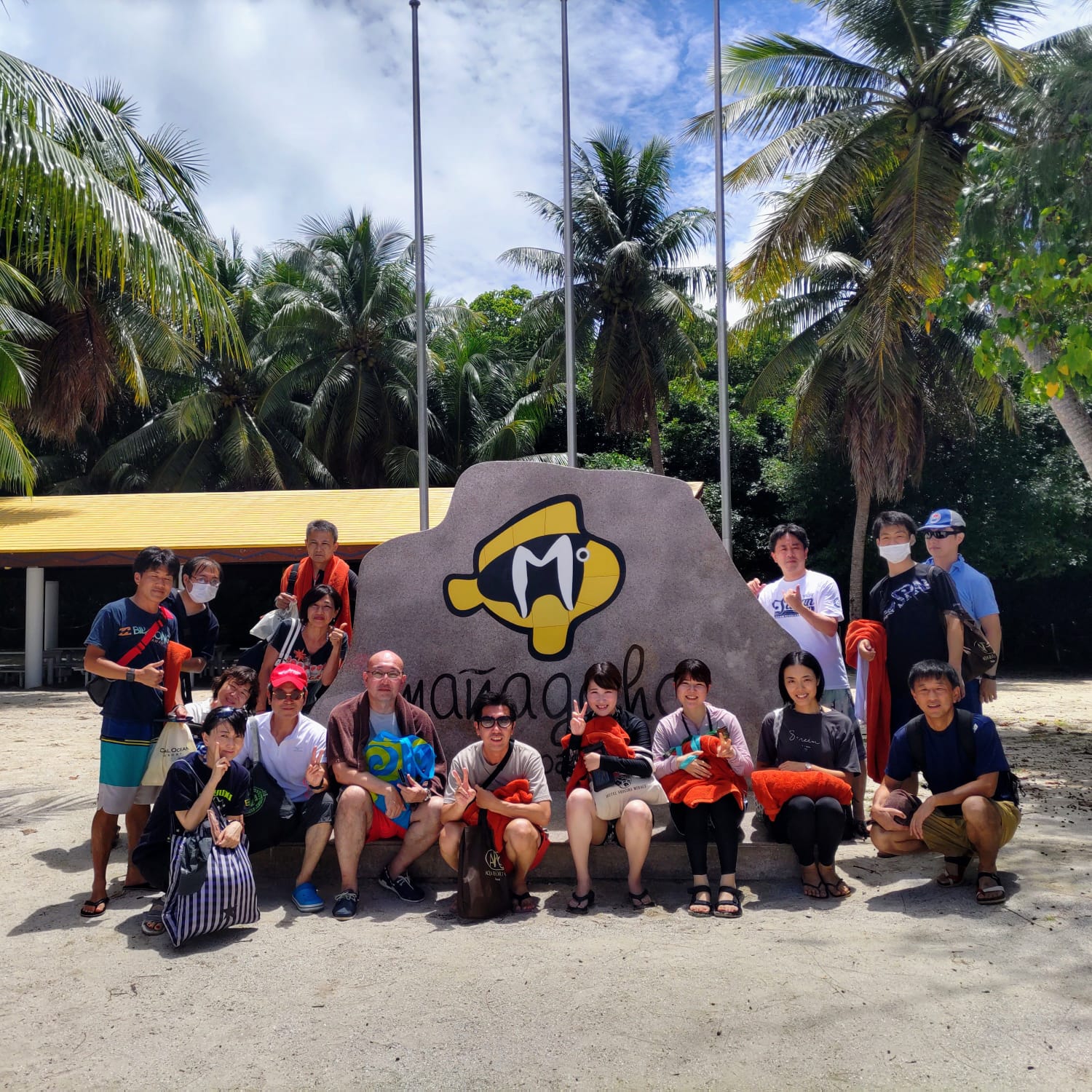 Travel agents from Japan visit the iconic islet of Managaha as part of a fam tour conducted by the Marianas Visitors Authority.