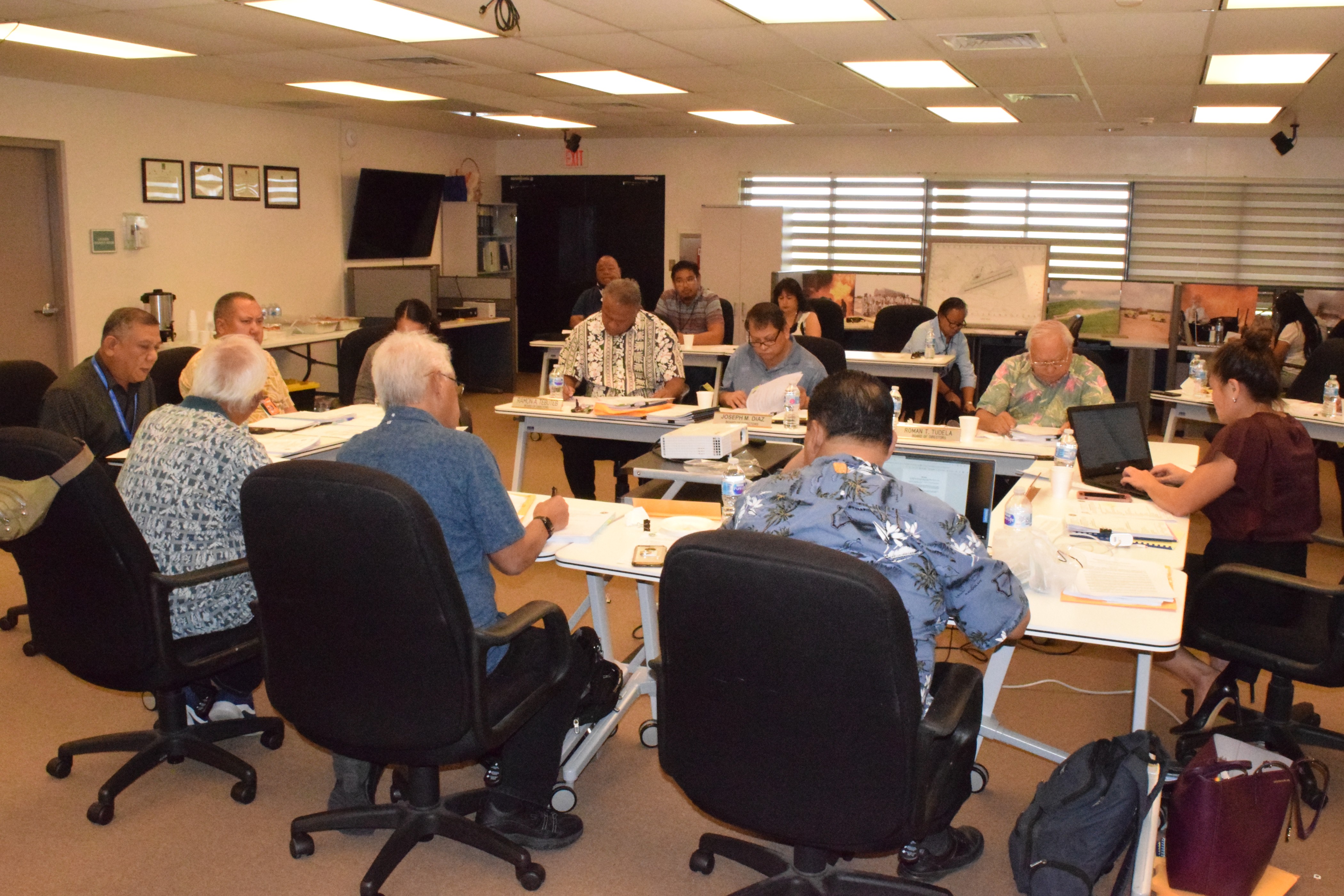 The Commonwealth Ports Authority board holds a meeting.