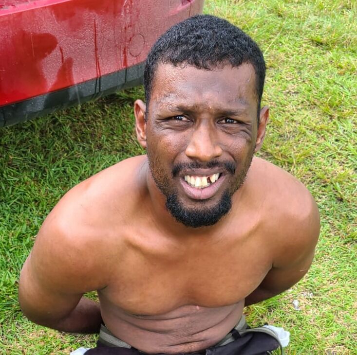 Ronald Ealey was arrested on Monday in Marpi on the charge of robbing tourists.