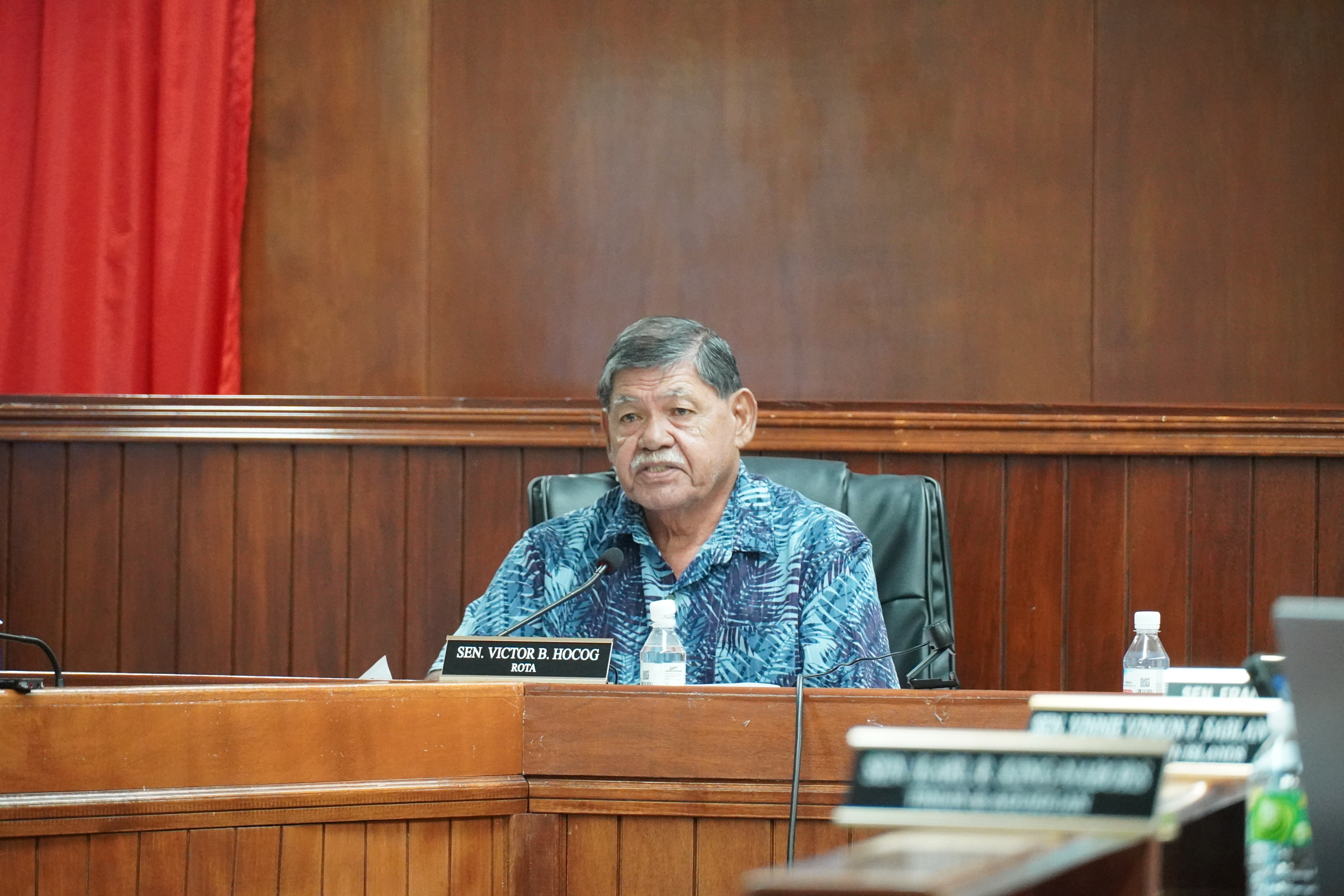 Senate Committee on Fiscal Affairs Chair Victor B. Hocog discusses some of the provisions of the FY 2023 budget bill.
