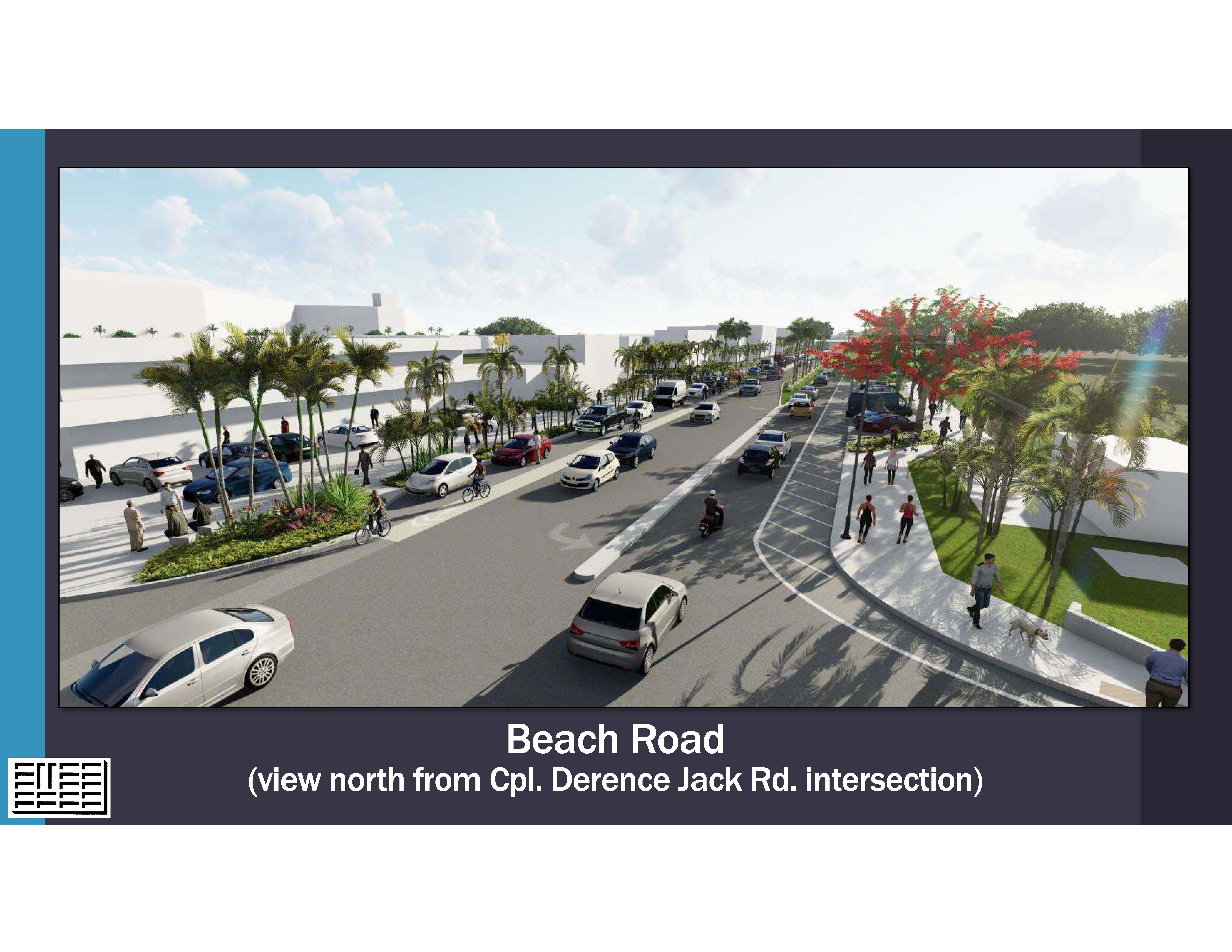 These are conceptual images of what the Garapan Core will look like when the Garapan Revitalization Project is completed as shared by CNMI Office of Planning and Development Deputy Director and Garapan Revitalization Task Force Chairman Christopher A. Concepcion with Saipan Chamber of Commerce members in a presentation last month.