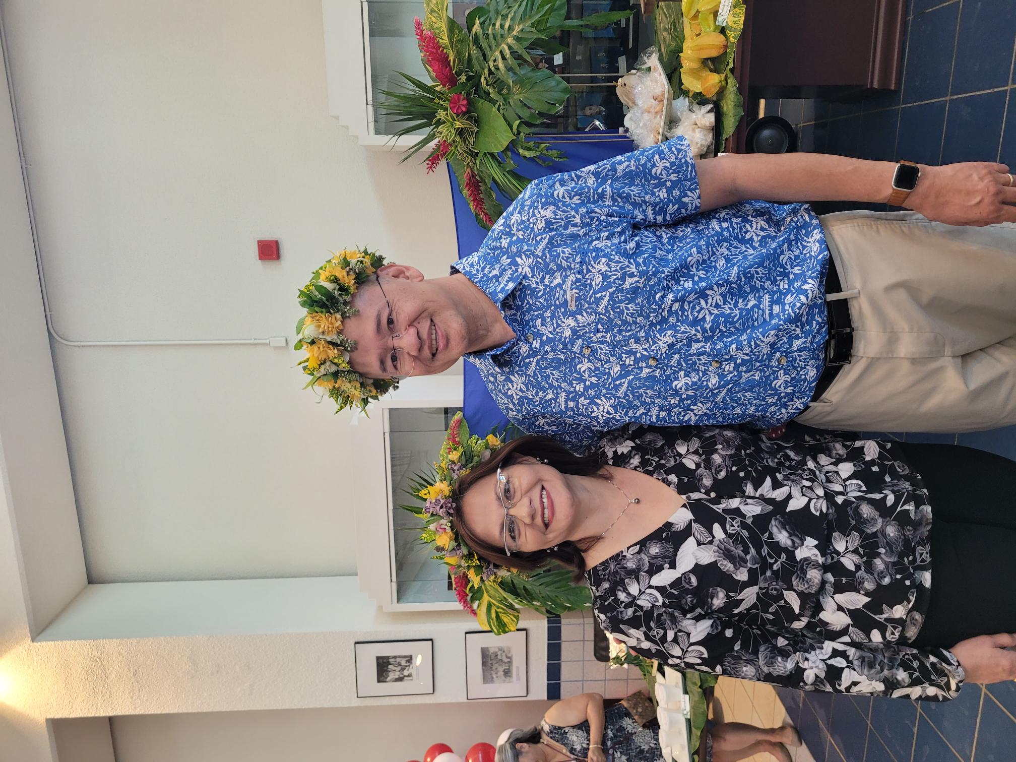 Chief Judge Ramona V. Manglona of the District Court for the NMI with husband, Associate Justice John Manglona