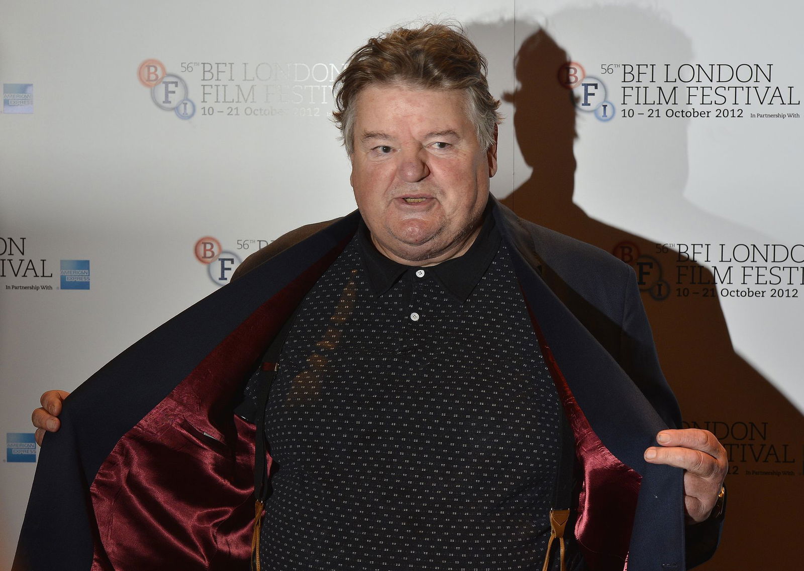 British actor Robbie Coltrane attends a photocall for the film “Great Expectations” in central London, Oct. 21, 2012.
