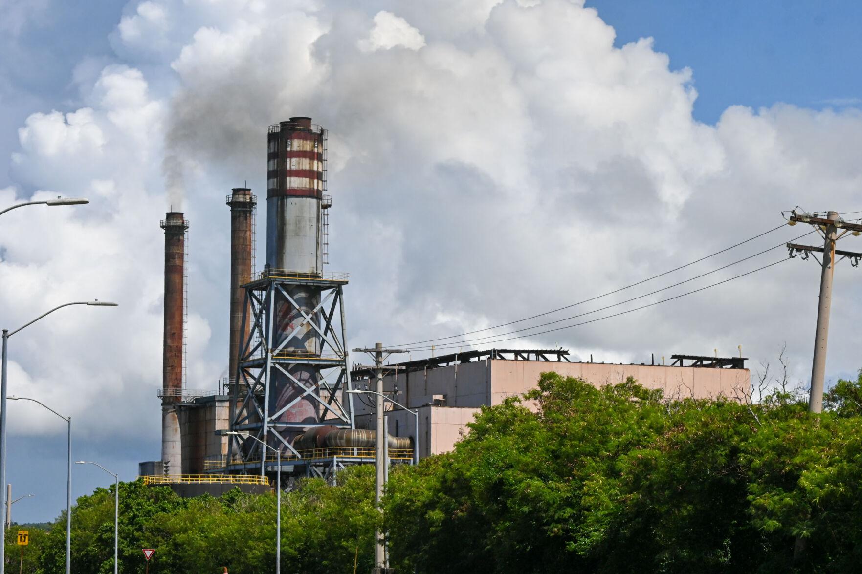 Guam Power Authority's Cabras Power Plant smokestacks are seen Oct. 6 in Piti. The Public Utilities Commission voted Thursday evening to raise GPA's fuel surcharge, a major component of ratepayers' monthly energy costs.