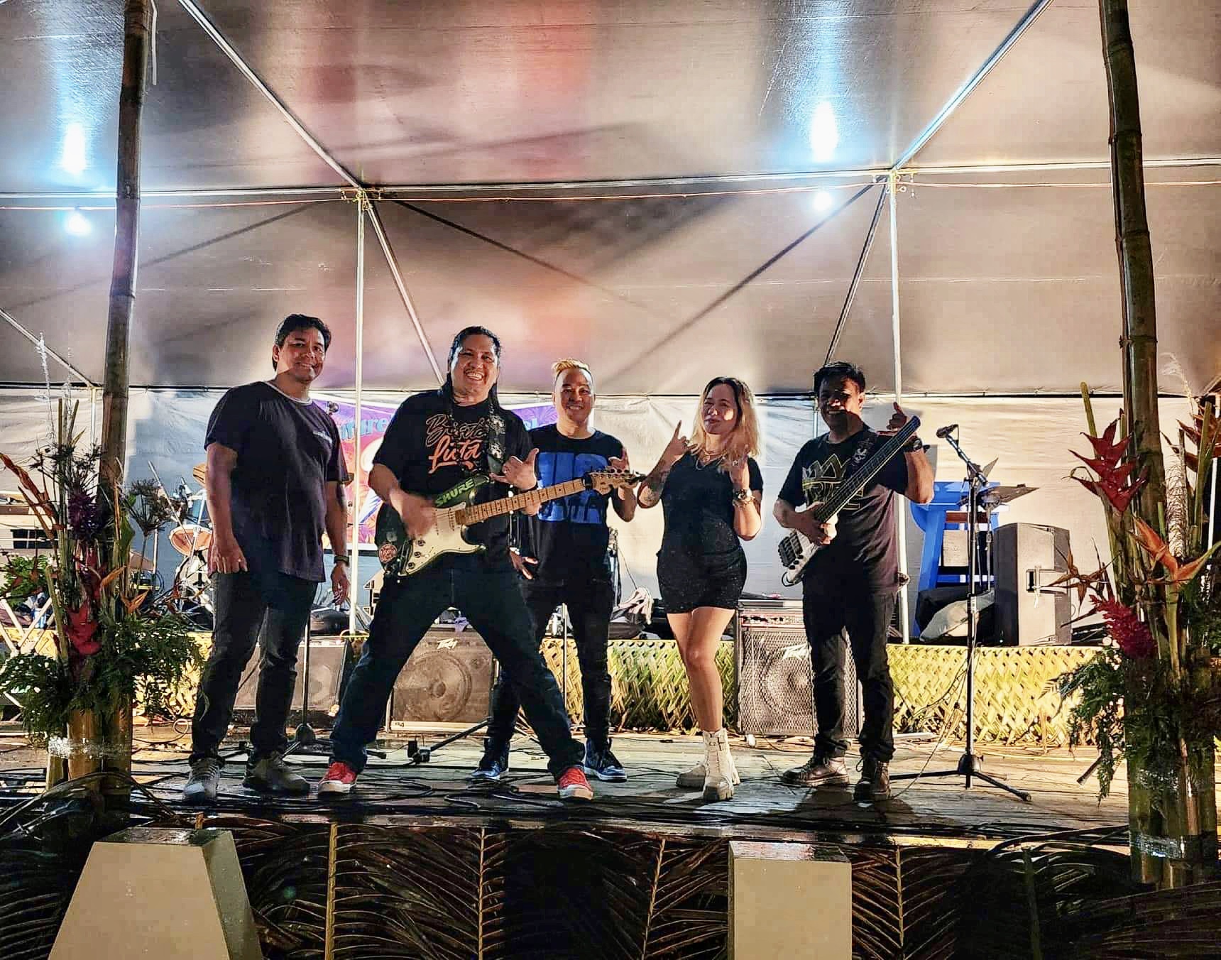 The Gigolos of Godfather’s Bar, from left: Rommel, Jerry, Bode, Joan, and Eli.