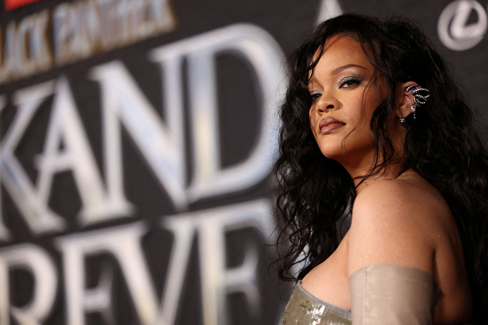 Singer Rihanna attends a premiere for the film “Black Panther: Wakanda Forever” in Los Angeles, California, Oct. 26, 2022.