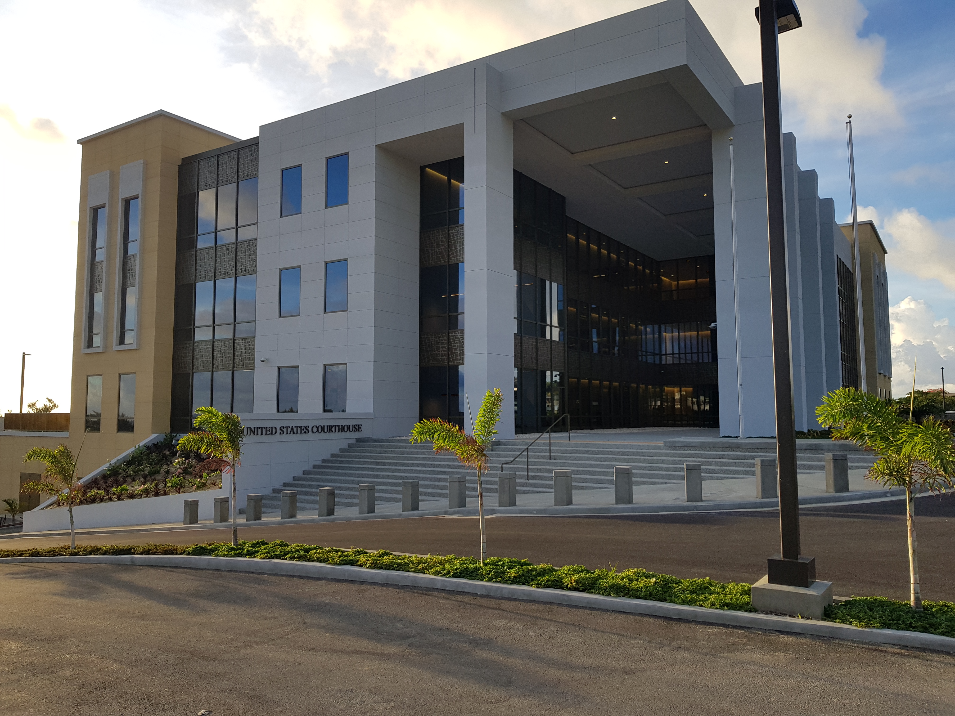 The United States Courthouse in Gualo Rai, Saipan.