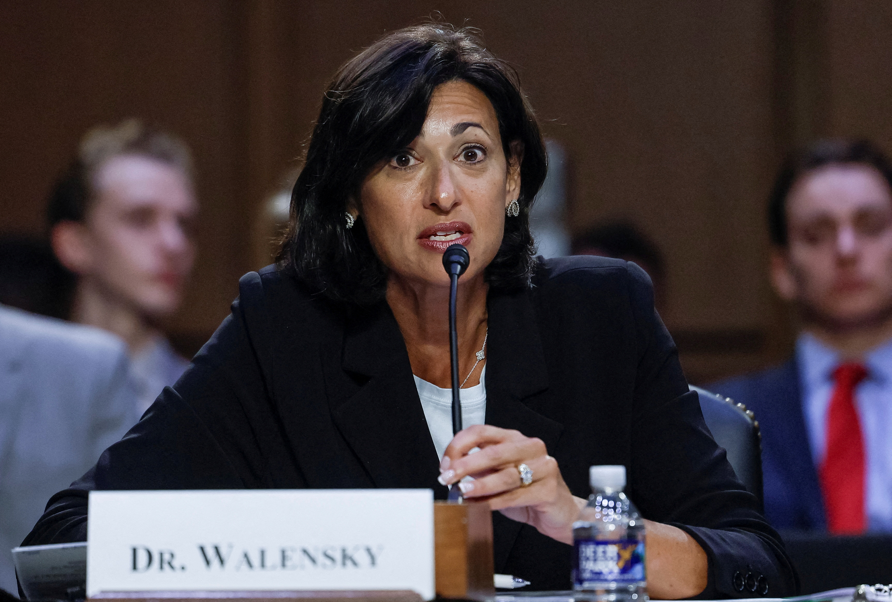 Dr. Rochelle Walensky, U.S. Centers for Disease Control and Prevention director, testifies during a Senate Health, Education, Labor, and Pensions Committee hearing on Capitol Hill in Washington, D.C., Sept. 14, 2022.