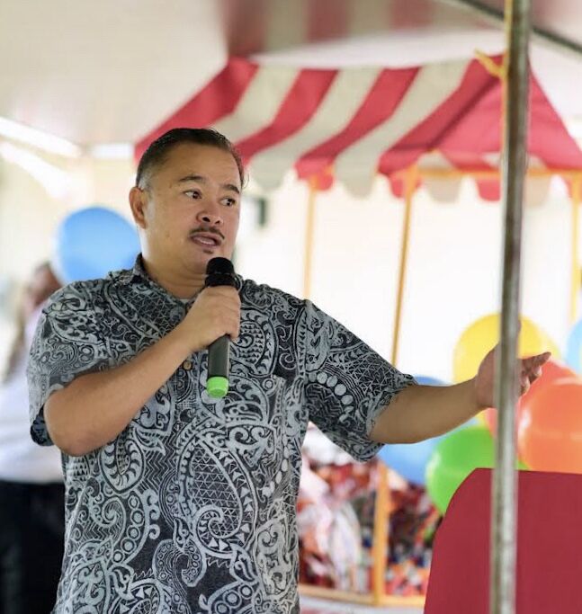 Commissioner of Education Dr. Alfred B. Ada delivers his remarks.