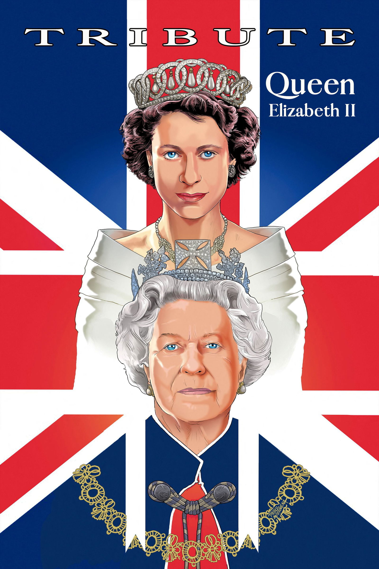 The cover of a comic book biography by TidalWave Comics celebrating the life of Britain's Queen Elizabeth is seen in this undated handout image.