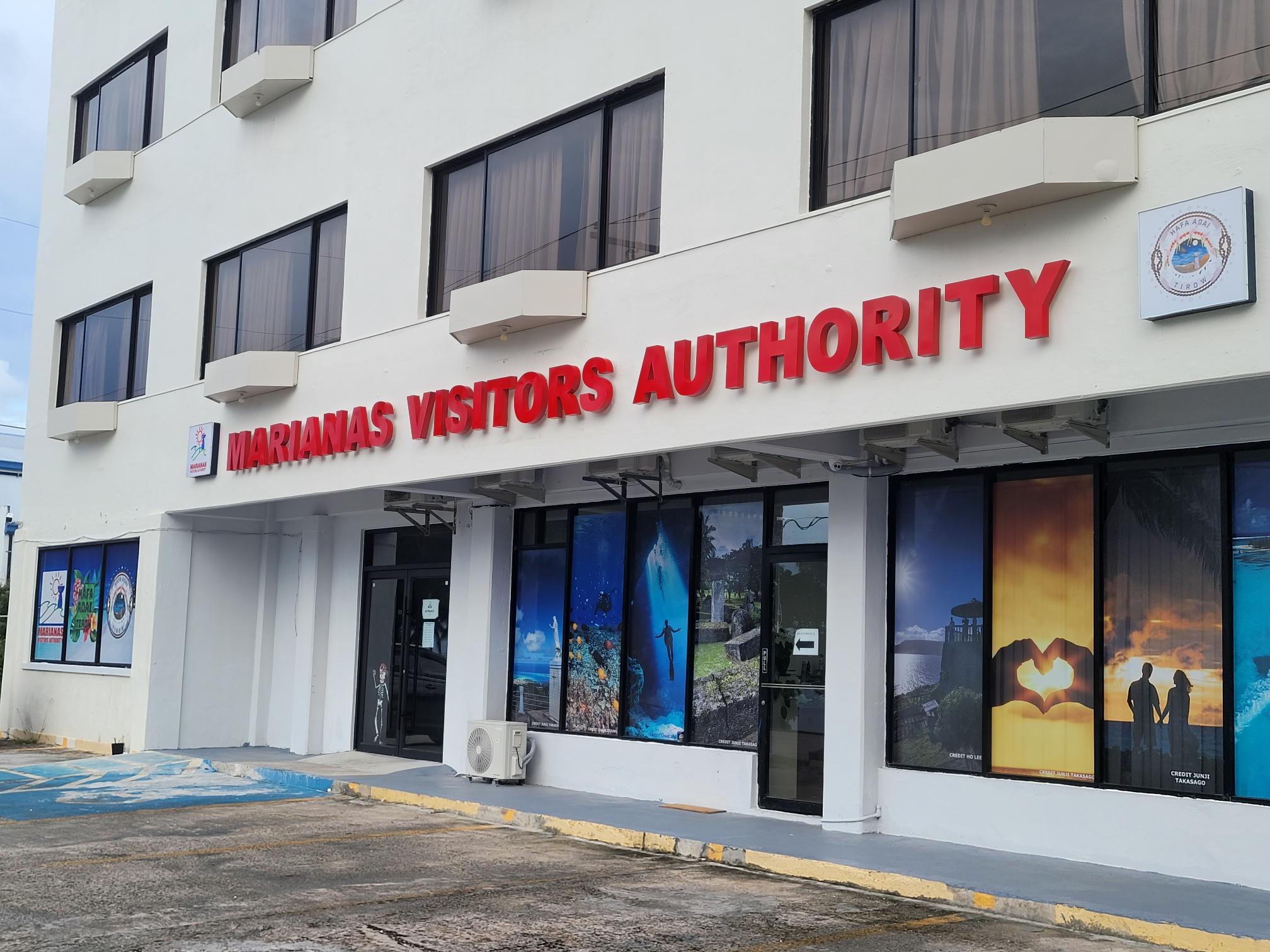 The Marianas Visitors Authority’s new office at Gold Beach Hotel on Beach Road in Garapan.