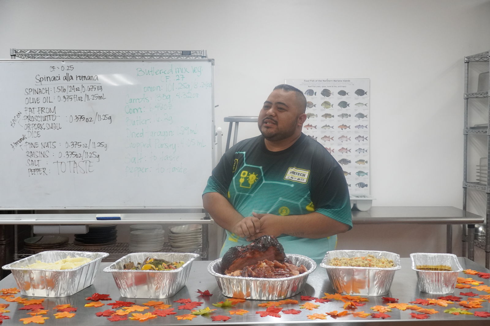 NMTech marketing and outreach director Ben Babauta delivers his remarks on behalf of the institute.