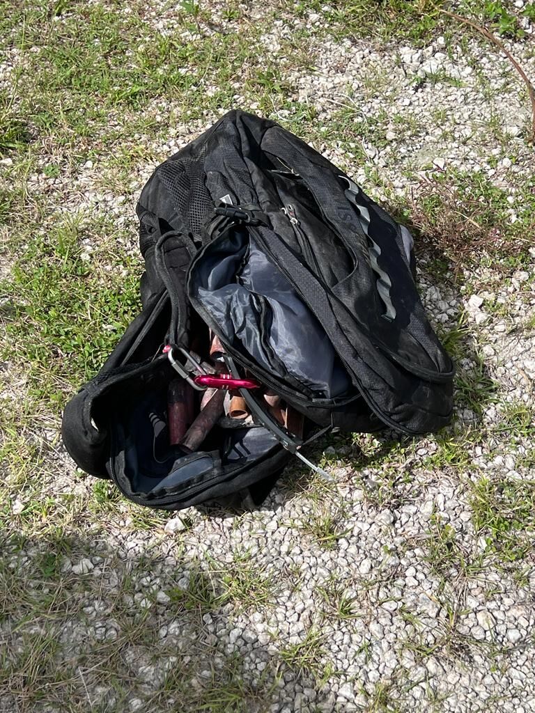 A backpack containing stolen copper wire was recovered at the back of the IPI hotel-casino in Garapan.