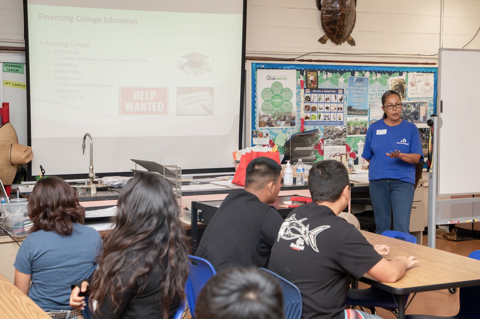 Financing a college education was covered by Bank of Hawai‘i vice president and senior manager of West O‘ahu branch market, Virgie White.