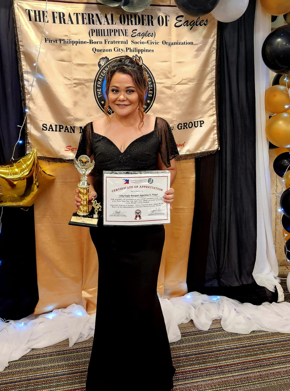 Lady Eagle Racquel Huit Floyd is the 2022 Lady Eagle of the Year awardee.