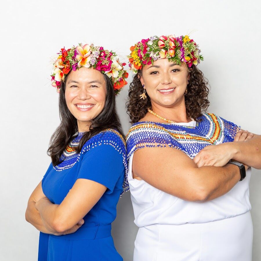 Reps. Tina Sablan and Leila Staffler