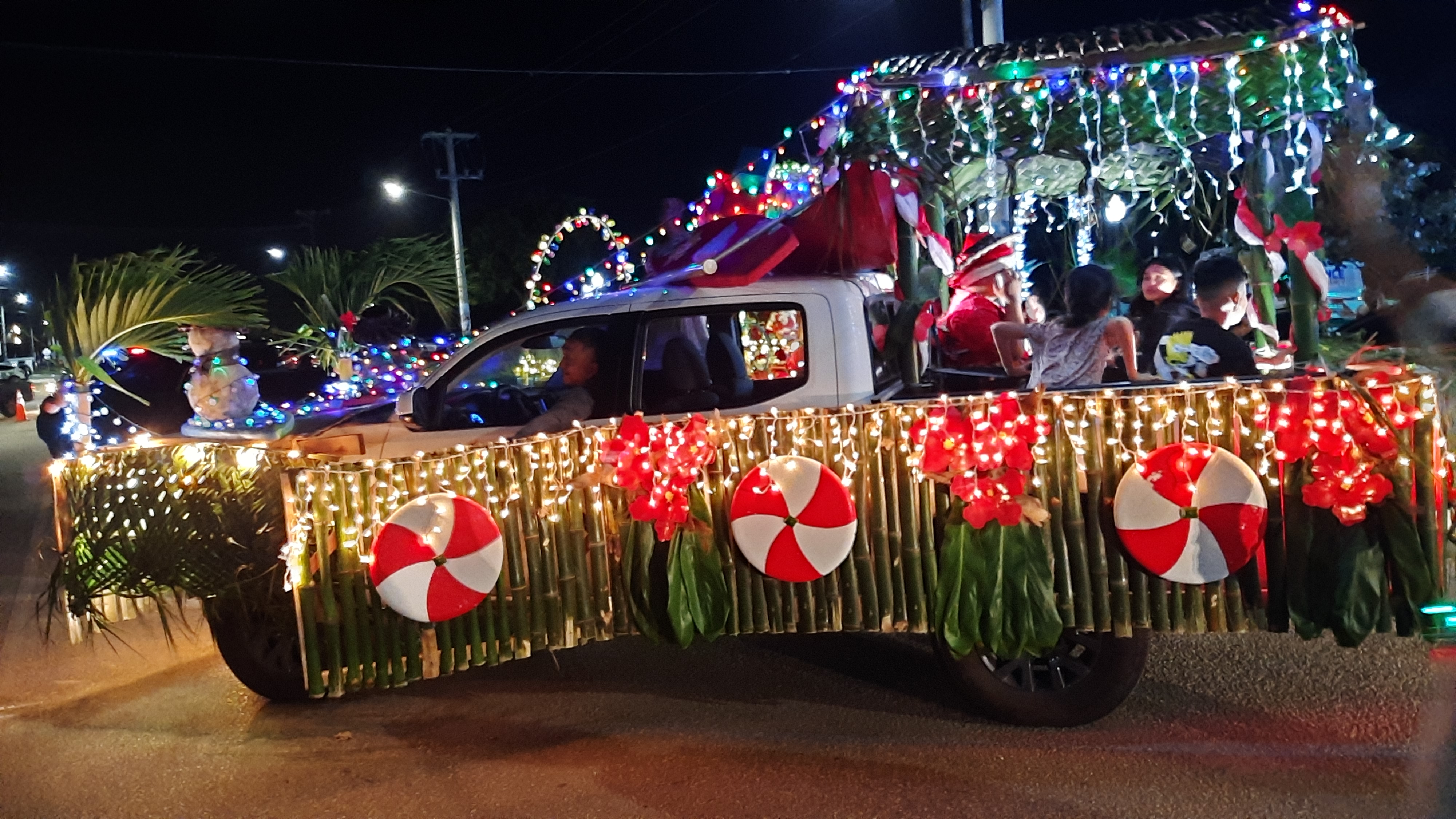 William S. Reyes Elementary School joins the Christmas parade at the 18th  Annual Christmas in the Marianas on Dec. 17, 2022, in Garapan, Saipan.