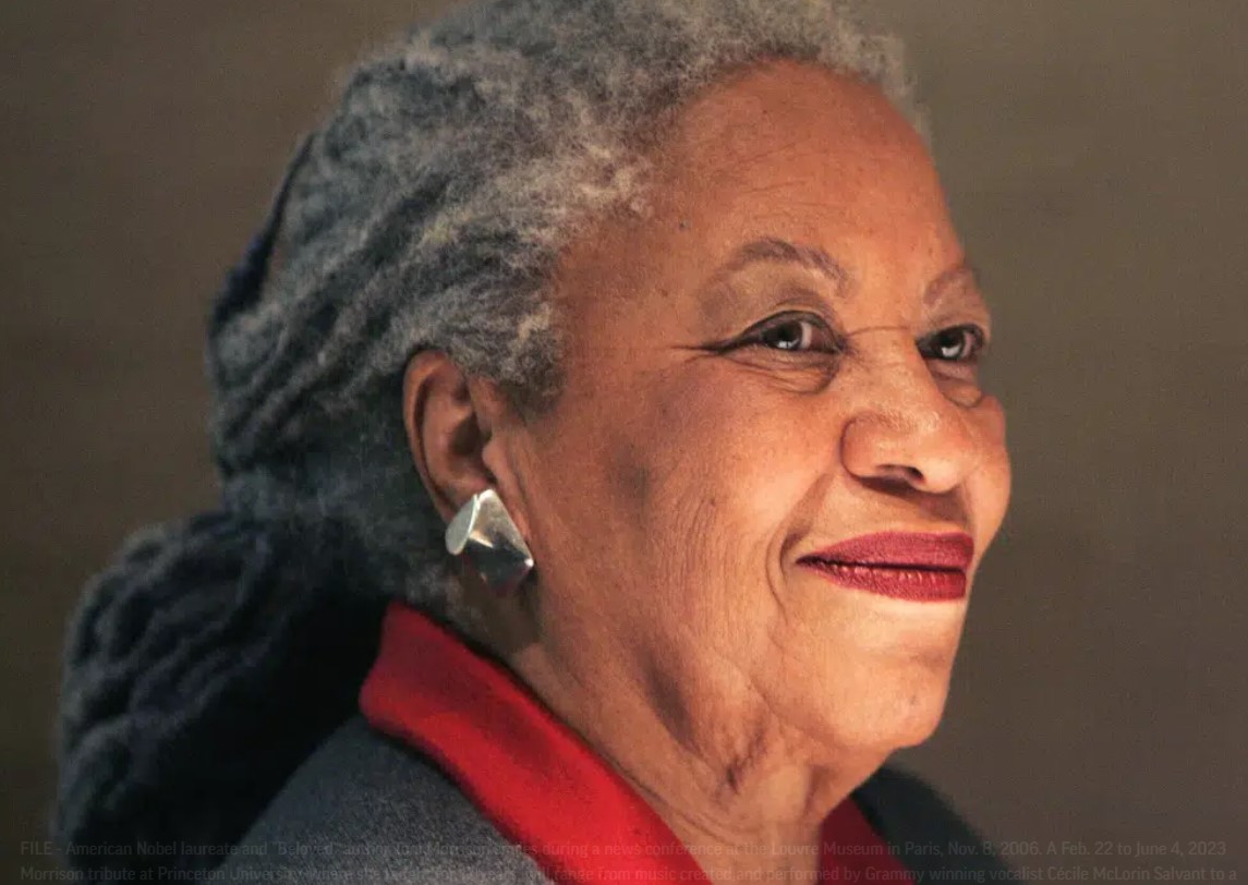 American Nobel laureate and "Beloved" author Toni Morrison smiles during a news conference at the Louvre Museum in Paris, Nov. 8, 2006.