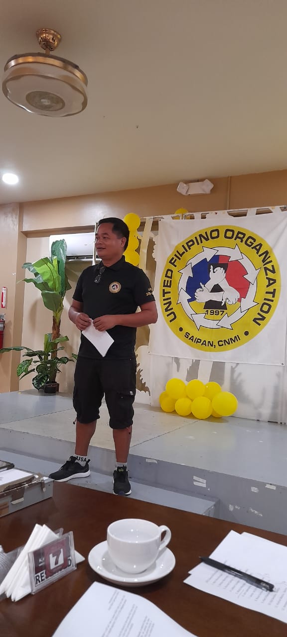 Outgoing UFO President Marcelo “Mar” Masilungan.