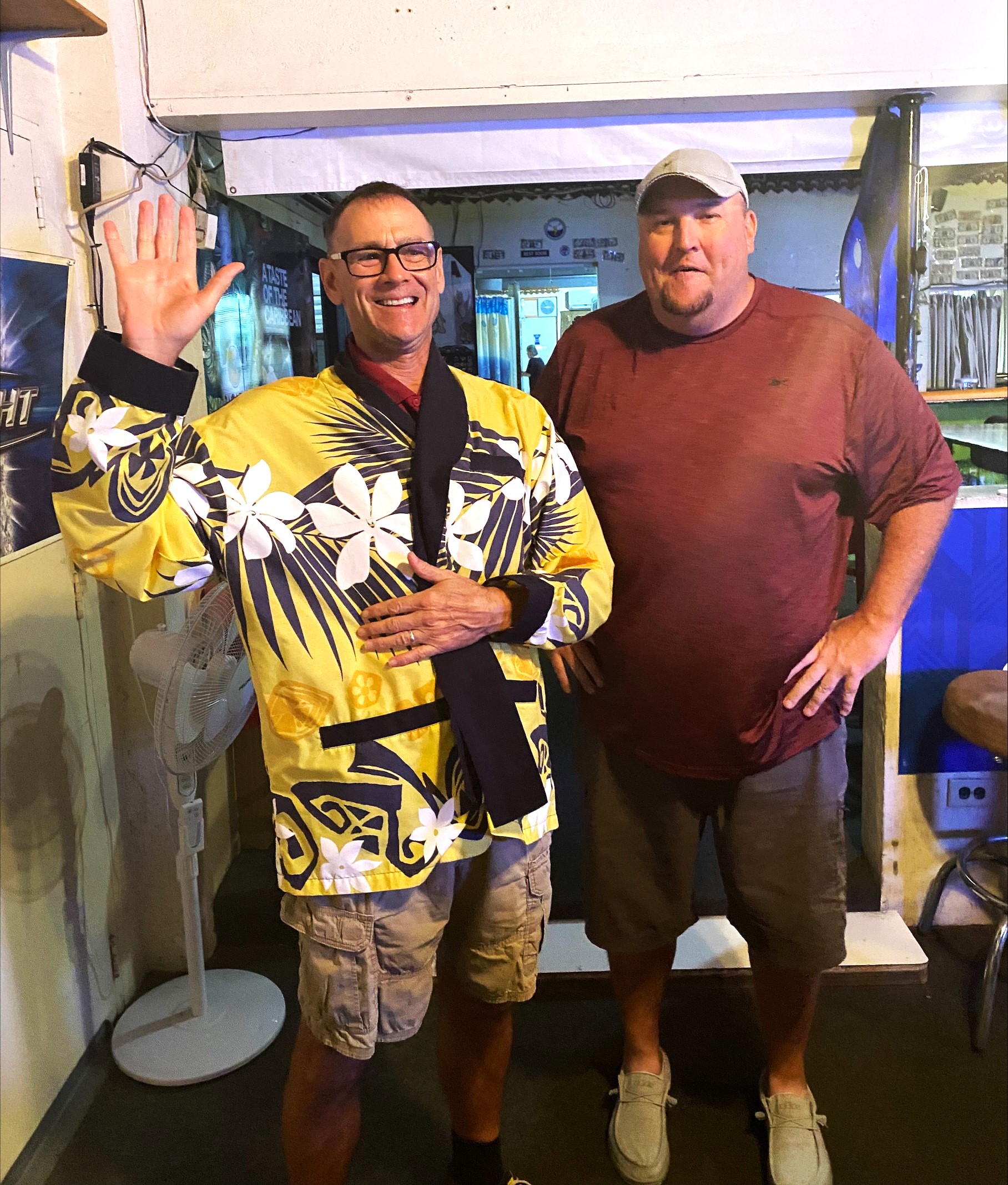 Supersandy presents Fossil with the Champion's Jacket.