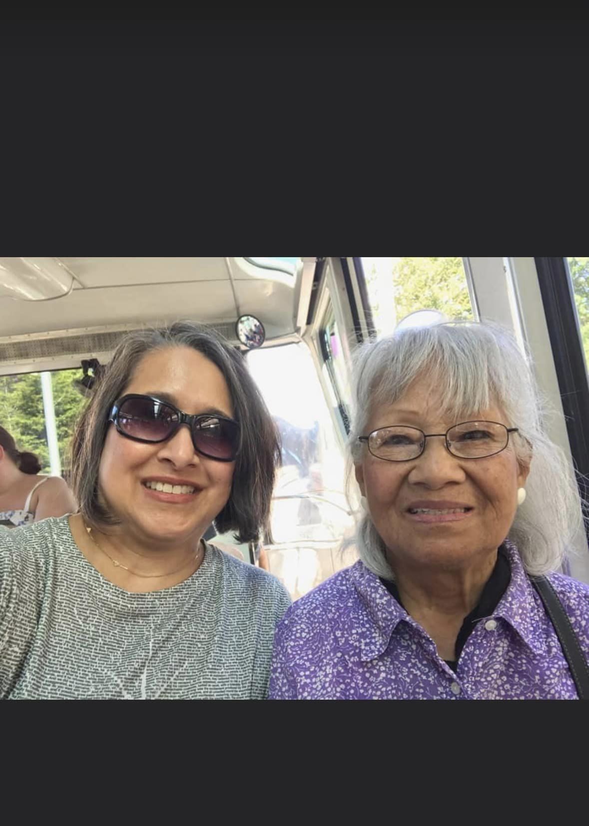 Alice, right, and her daughter Maria.