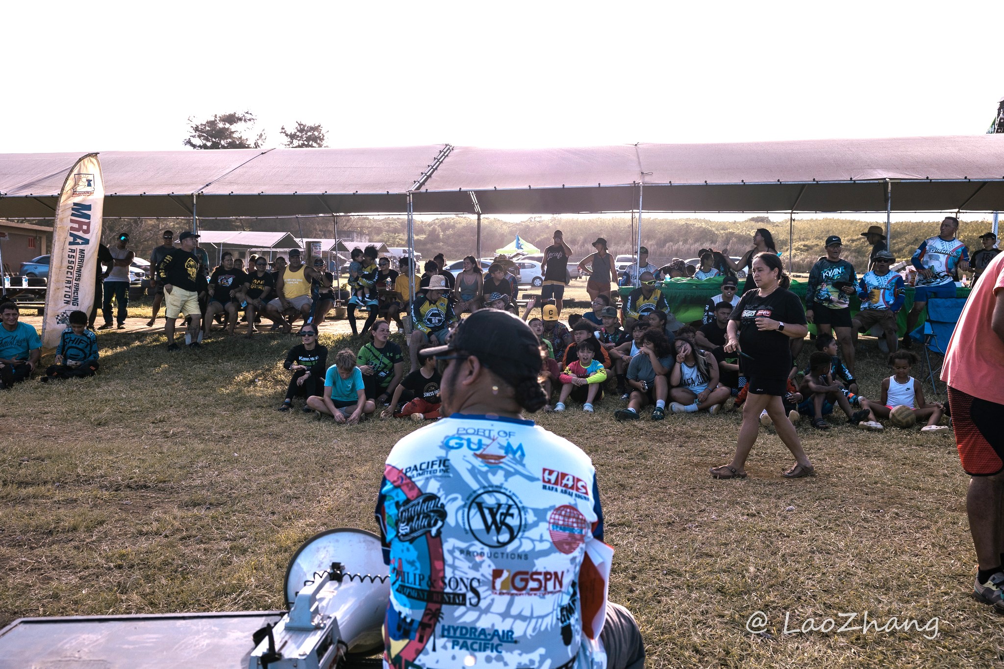 Community members gather to watch Turkey Cross 2022 which featured NMI and Guam motocross riders at Cow Town Raceway Park on Saturday and Sunday.