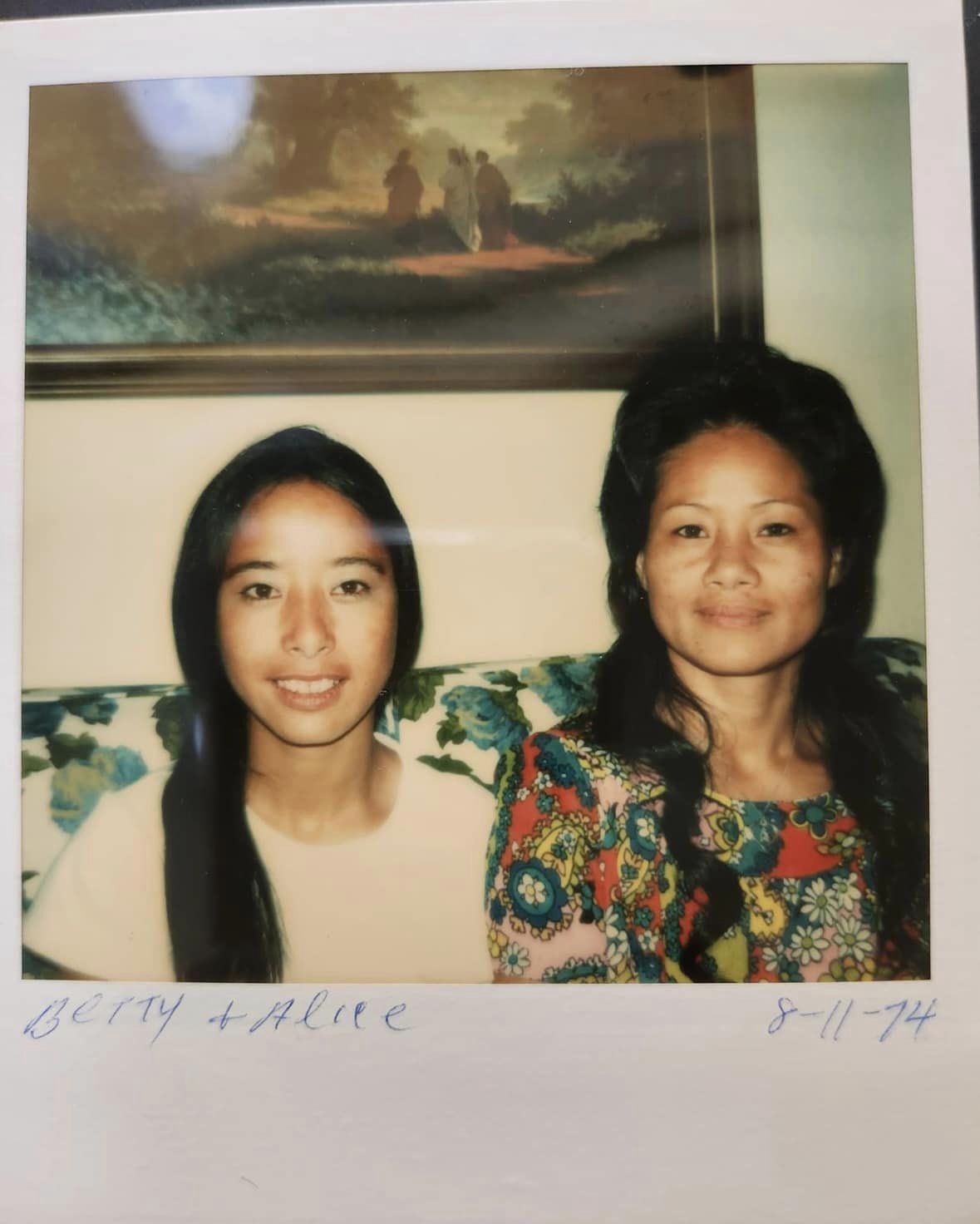 Alice, right, and her youngest sister Betty, also known as Kim Nam-Soon.