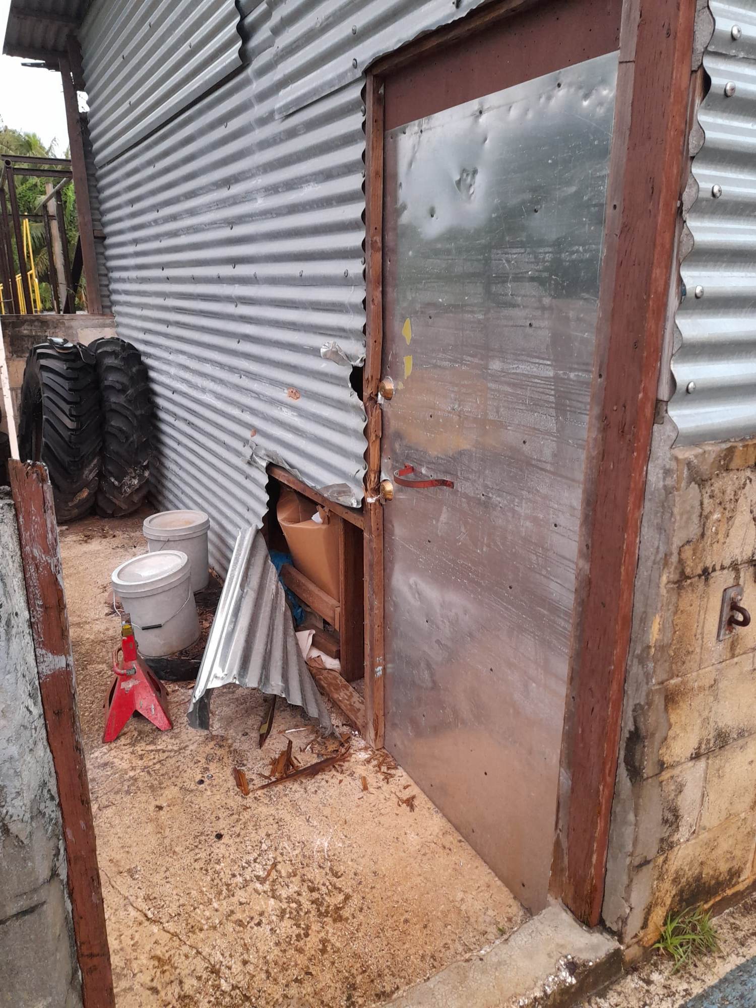 Parks and Recreation’s storage shed was damaged by burglars.