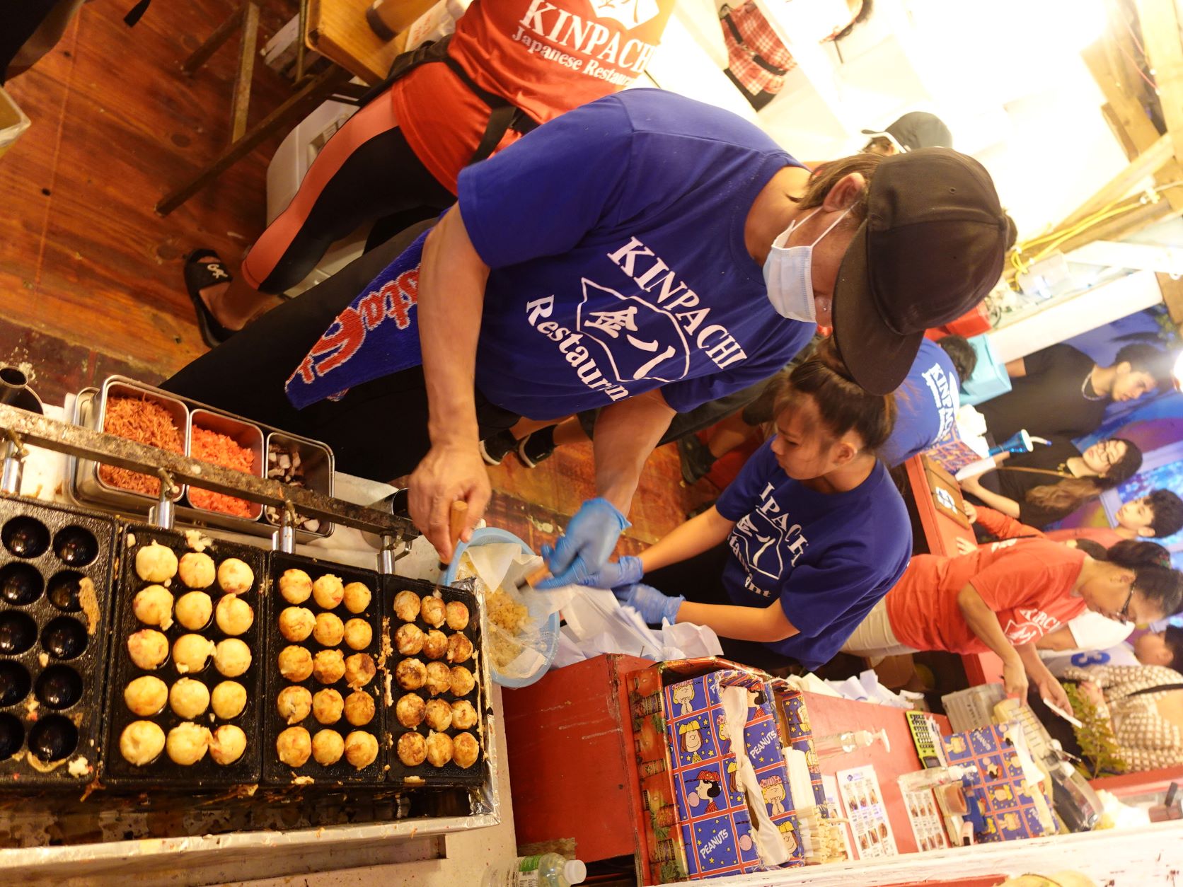 Kinpachi Restaurant serves takoyaki and other Japanese dishes at the 18th  Annual Christmas in the Marianas on Dec. 17, 2022, in Garapan, Saipan.