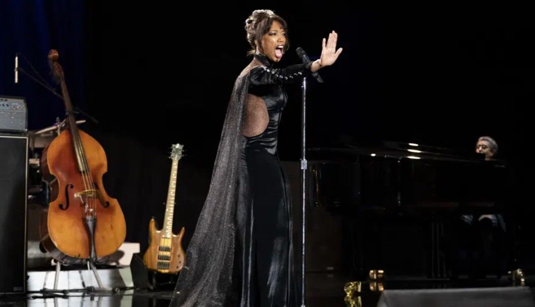 Naomi Ackie in Tristar's "Whitney Houston: I Wanna Dance with Somebody."