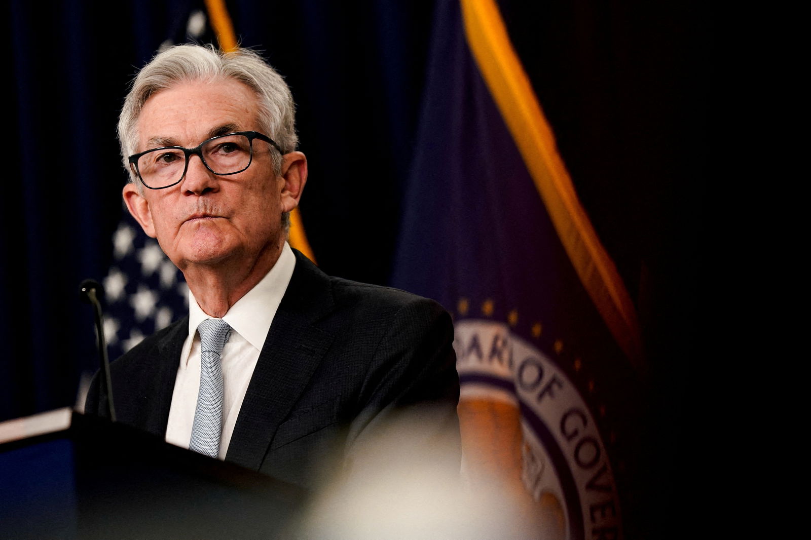Federal Reserve Chair Jerome Powell holds a news conference in Washington, D.C., Nov. 2, 2022.