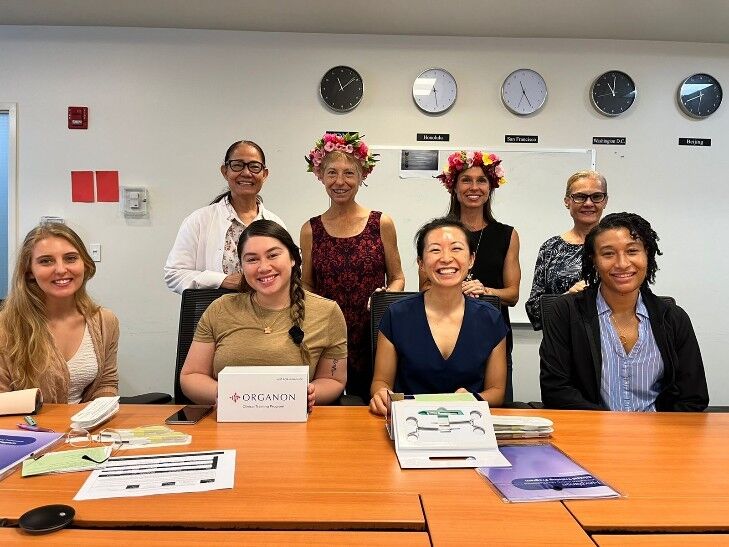 CHCC certified nurse midwives, OB/GYN, and nurse practitioners on Saipan with trainers from the Reproductive Health National Training Center.