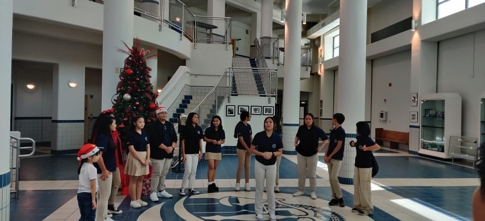 Mount Carmel School’s MCS Choir sang Christmas carols at the CNMI House of Justice to help spread the Christmas spirit during the holiday season.