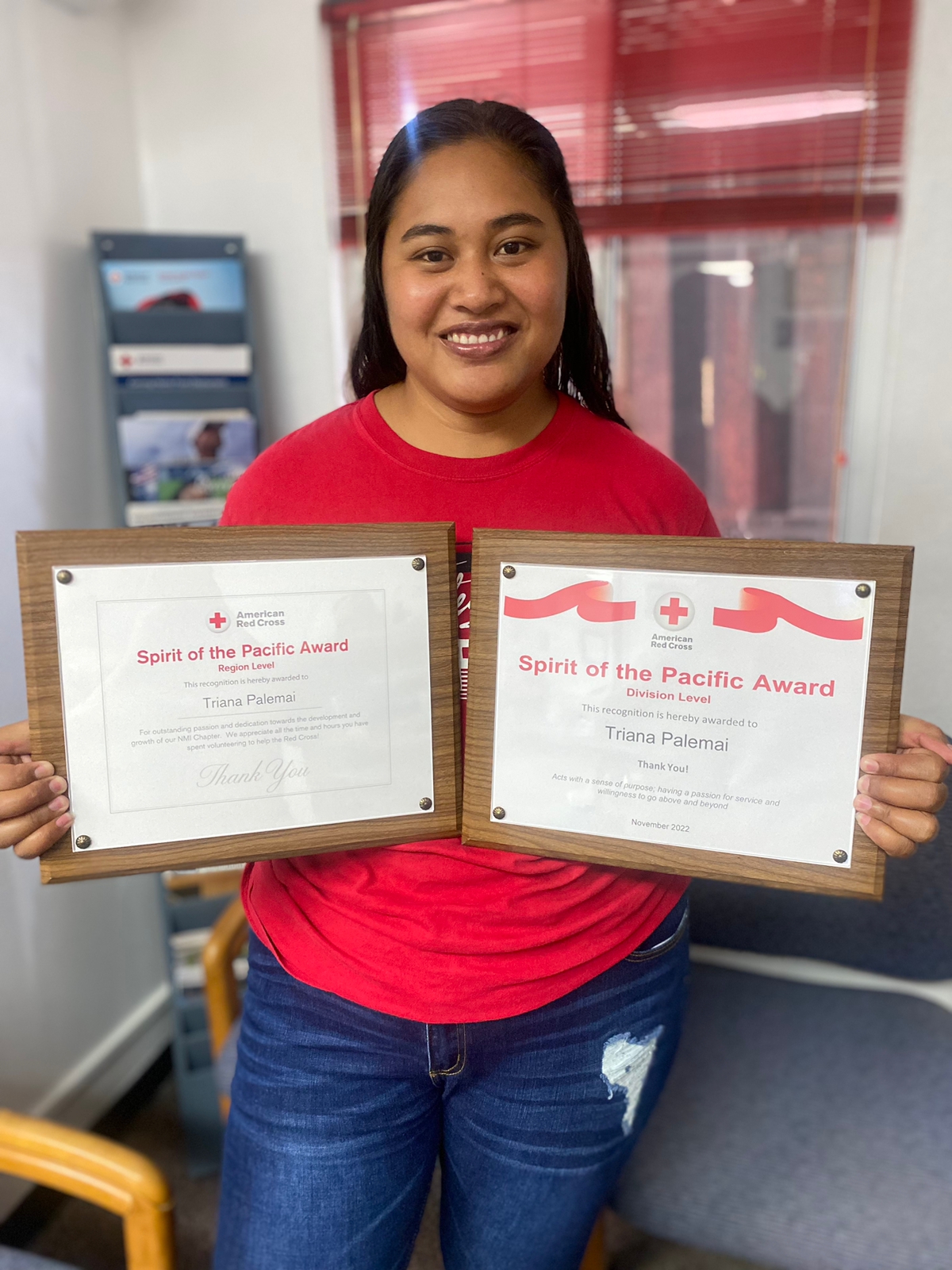 Triana Palemai  acts with a sense of purpose and has a passion for service and willingness to go above and beyond!