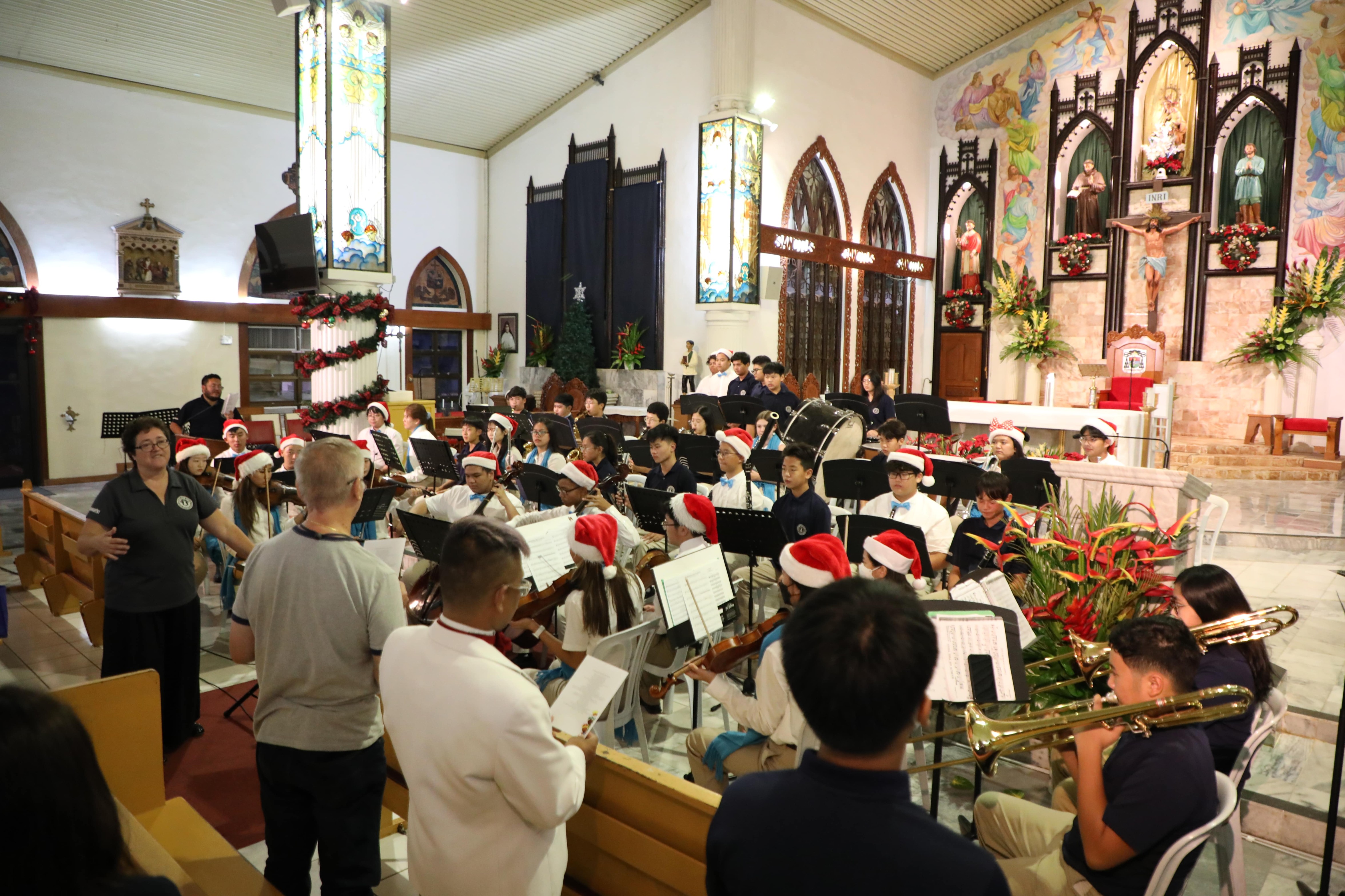 Mount Carmel School’s Concert Band hosted its “Three Kings Concert” which included a special collaboration with the MCS Wind Ensemble, MCS Middle School Music Class Choir, MCS Choir, and the Tumon Bay Youth Orchestra.