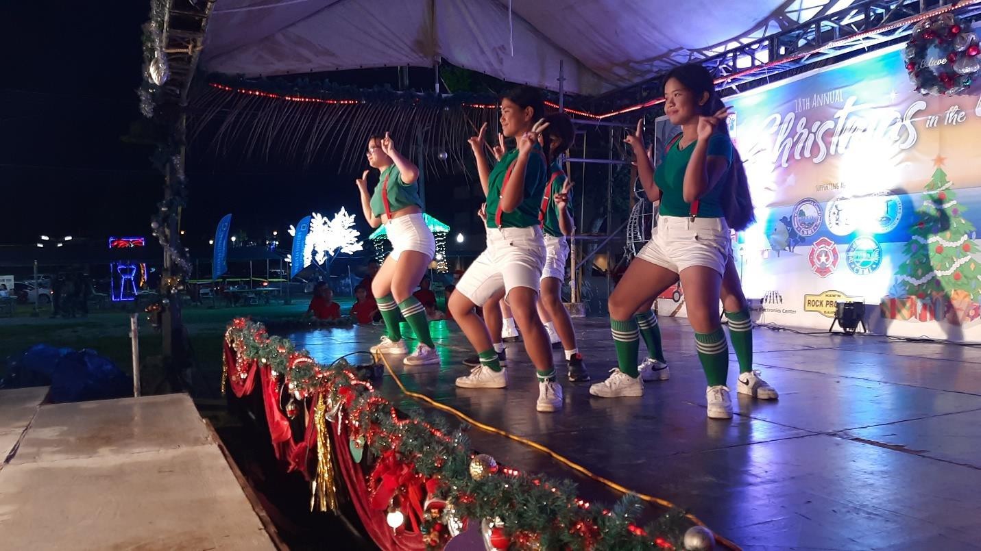 Saipan Music & Dance Studio performs on Jan. 7, 2023 during the 18th Annual Christmas in the Marianas at Garapan Fishing Base, Saipan.