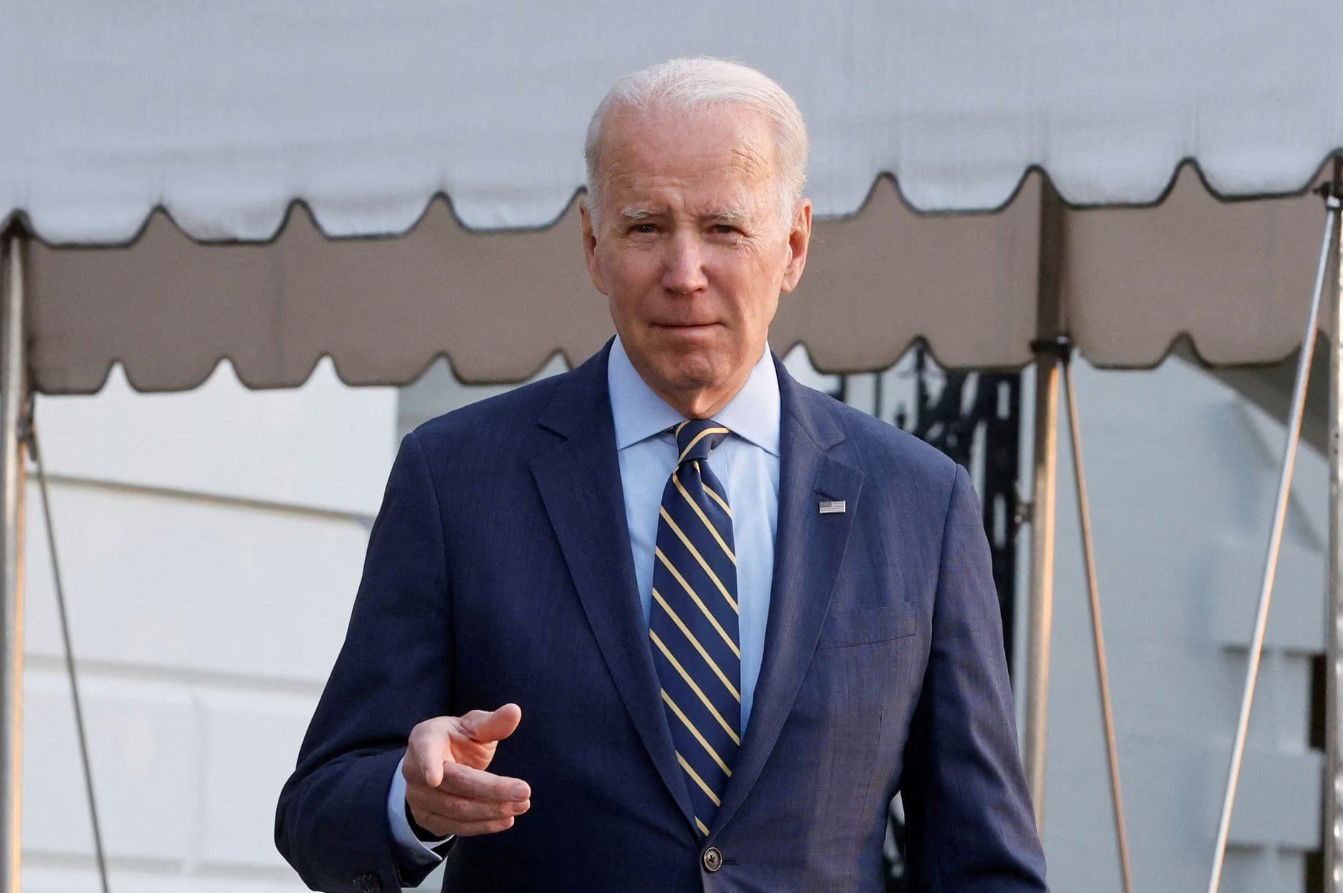 President Joe Biden walks before boarding the Marine One helicopter to travel to Walter Reed National Military Medical Center from the White House in Washington, D.C., Jan. 11, 2023.