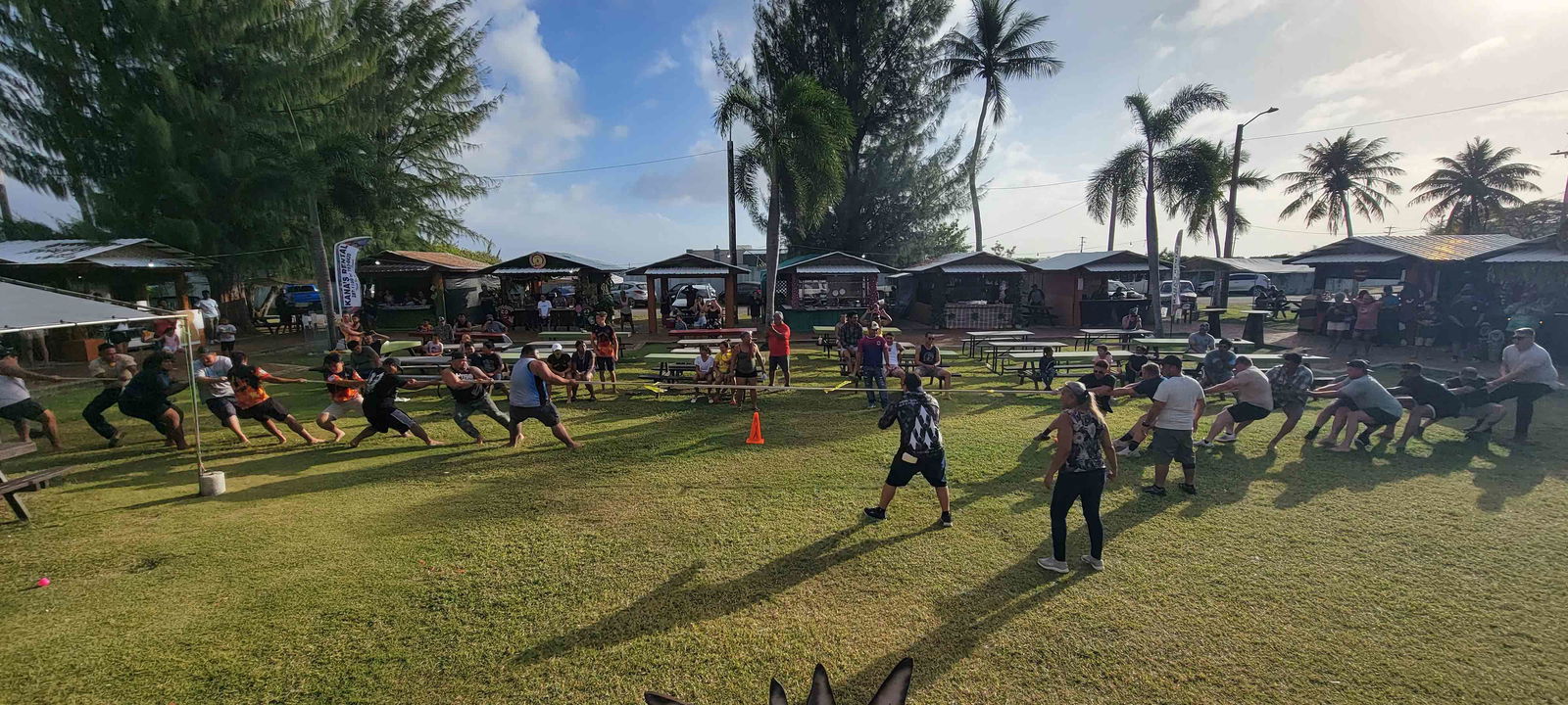 The San Jose Parish Crusaders tugged the hardest to top the tug-of-war contest at the 19th Annual Tinian Hot Pepper Festival, held on Feb. 18-19, 2023, in San Jose, Tinian.