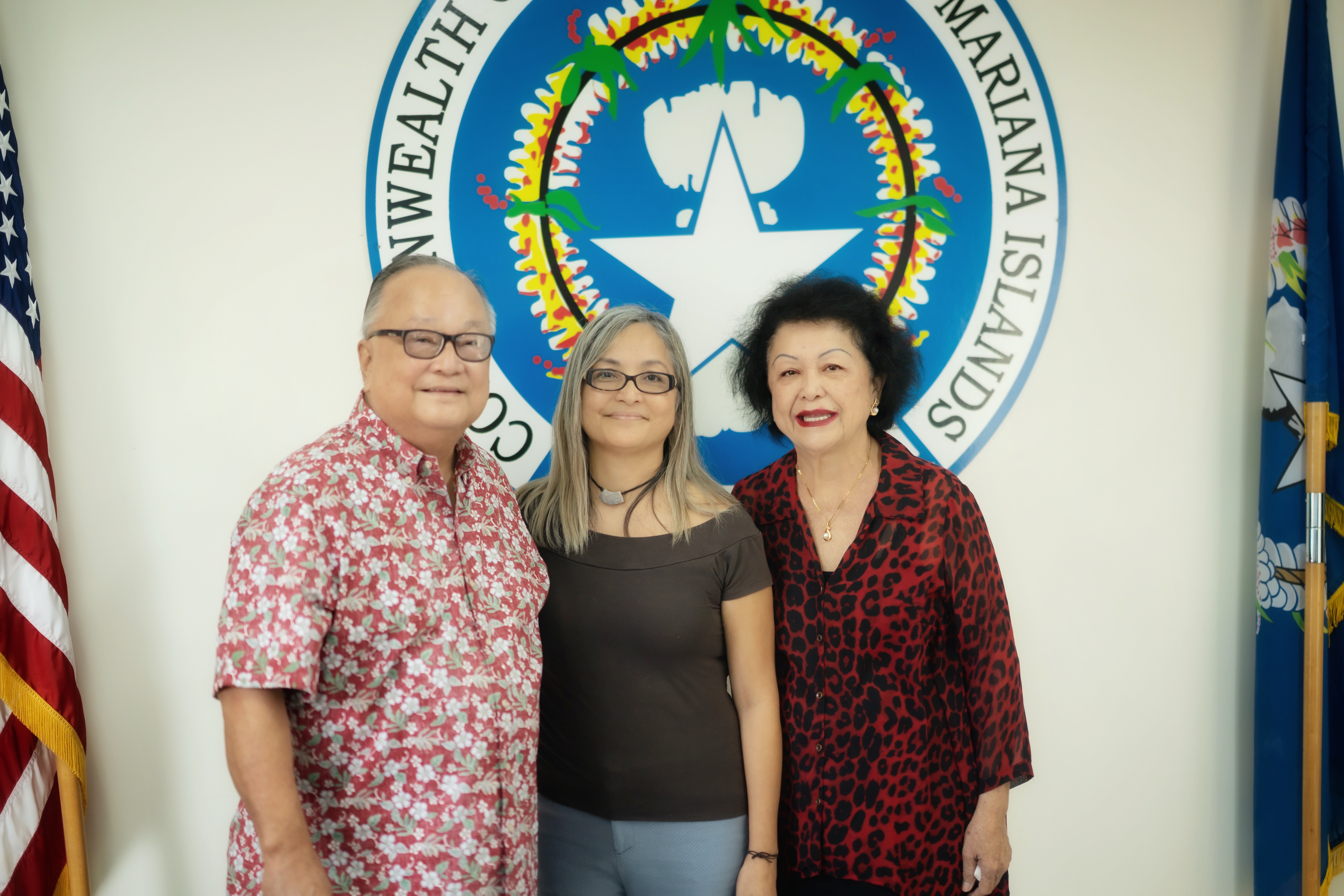 Dr. Dora Borja Miura with her proud parents, former Lt. Gov. Jesus C. Borja and Mary Anne Borja.