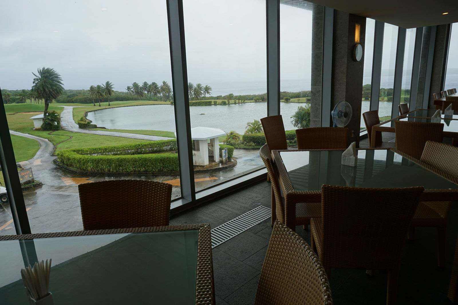 The view at The Grill.