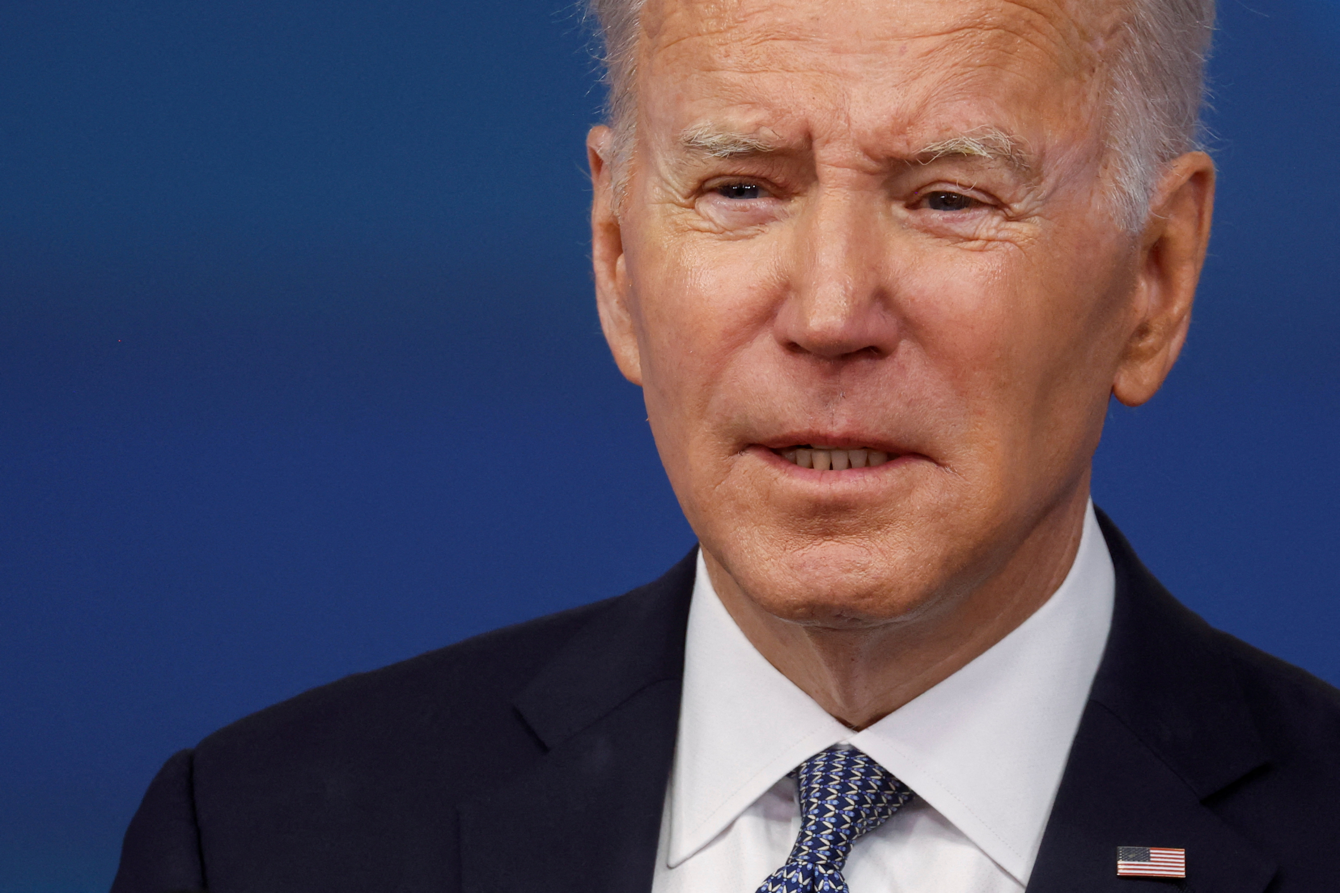 President Joe Biden delivers remarks on the economy from an auditorium on the White House campus in Washington, D.C. Jan. 12, 2023.